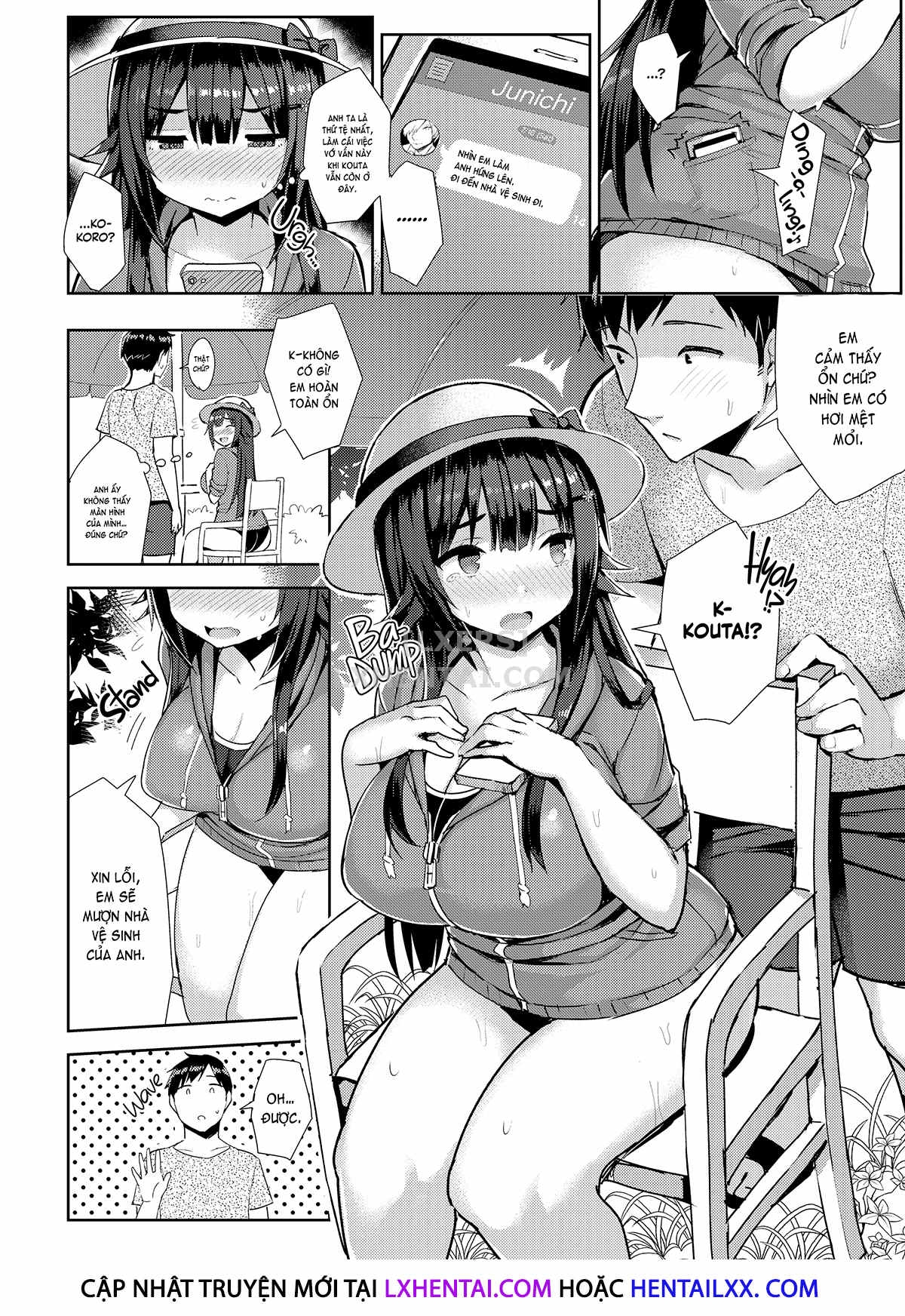Đọc truyện hentai Curvy Tales - Chap 4 - More of an Urge to NTR a Girlfriend in a School Swimsuit