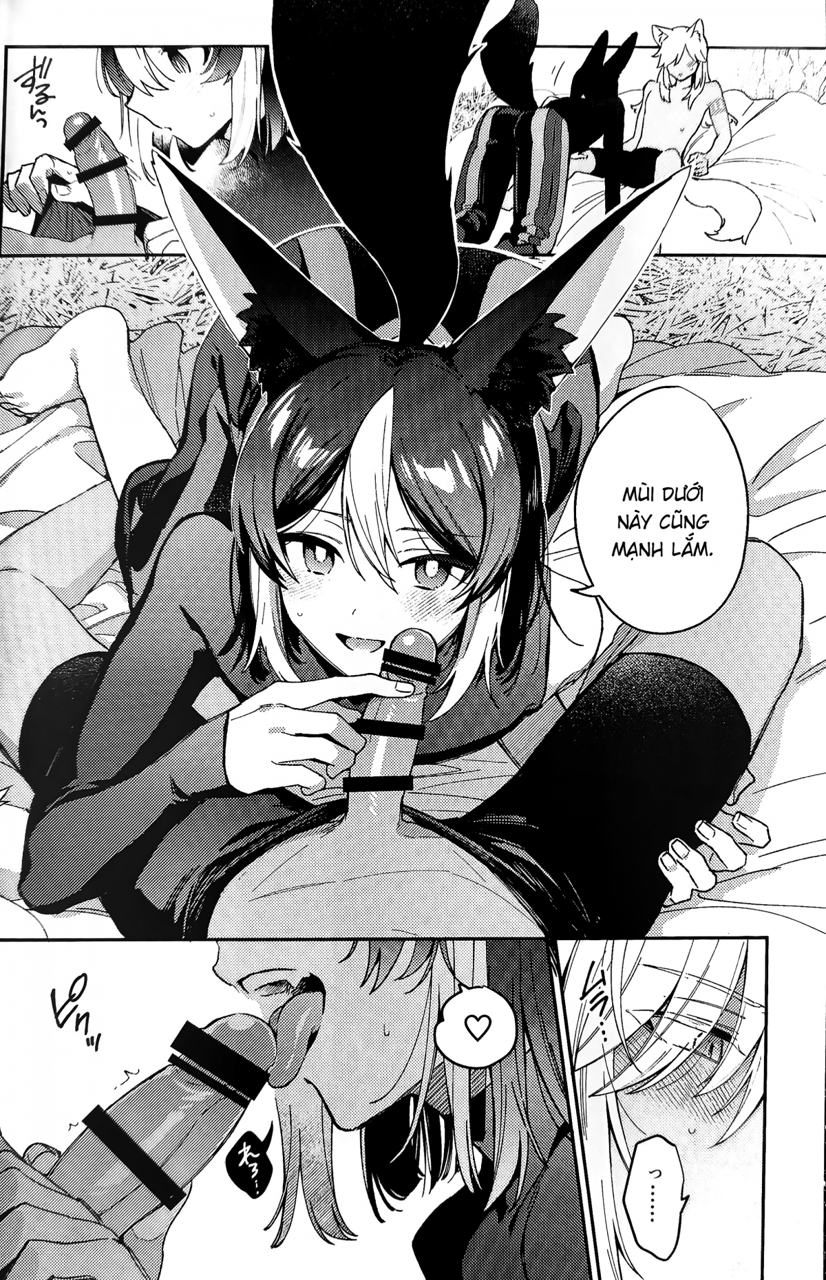 Đọc truyện hentai Anh bạn sói của tôi đang hành động bất thường - Oneshot