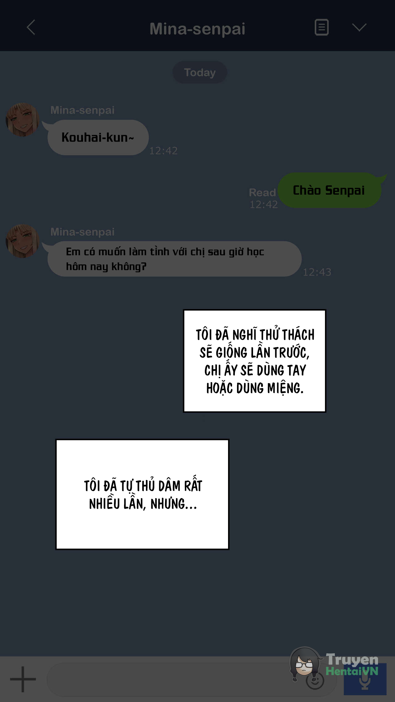 Đọc truyện hentai Mina Senpai - Oneshot