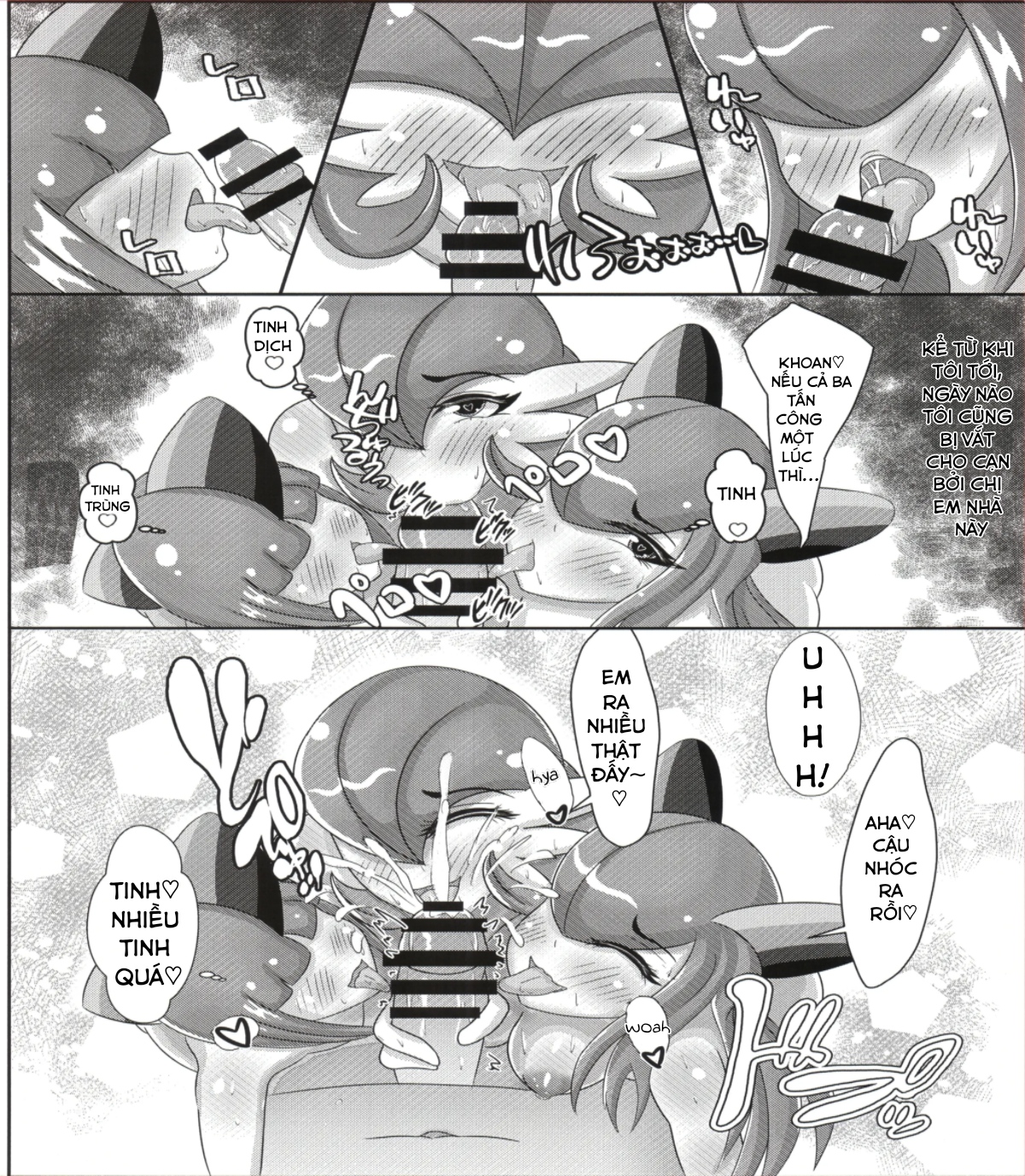 Đọc truyện hentai Tiến lên nào chị em siêu năng lực - Oneshot