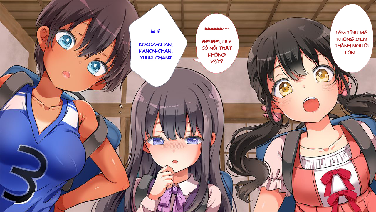 Đọc truyện hentai Muchi Muchi Lily-chan Ecchi Mini CG Shuu - 02. (Bonus) 4somes cùng các cô trò đú đỡn đua đòi theo Lily-chan~