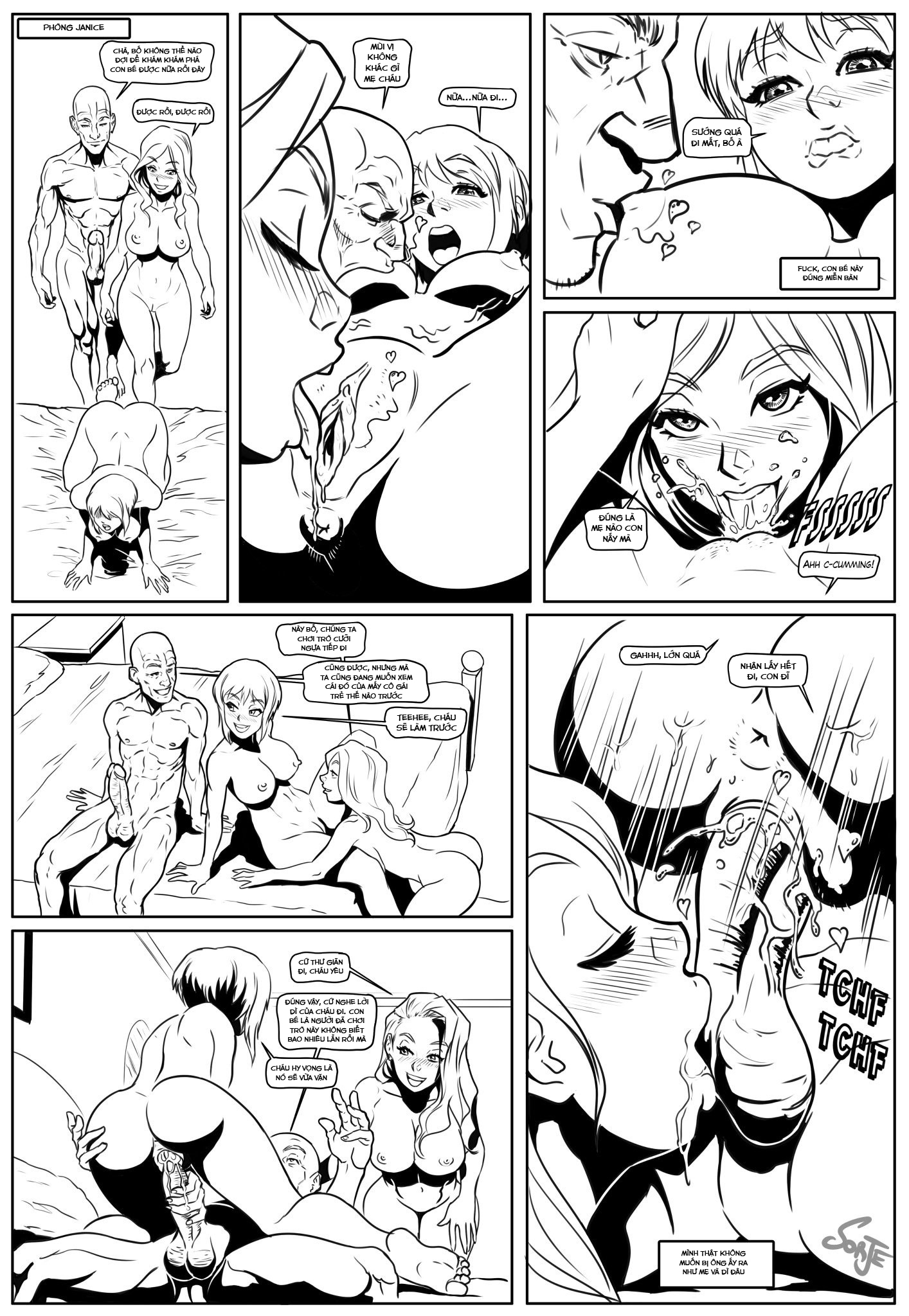 Đọc truyện hentai Sidney - Fun In The Sun - Oneshot (Sidney, Janice, Don)