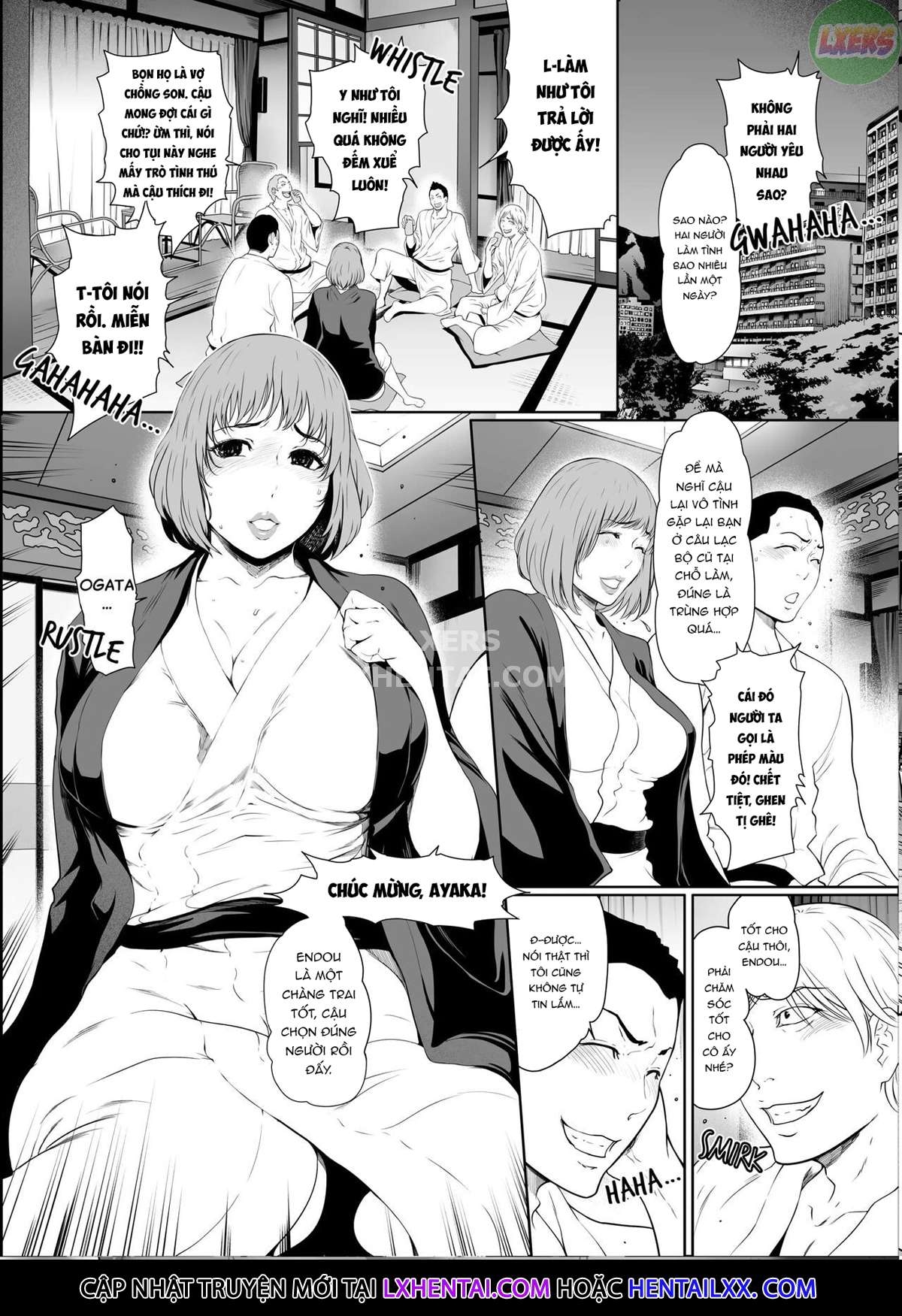 Đọc truyện hentai Vợ Tôi Đã Trở Thành Bồn Chứa Tinh Ở Suối Nước Nóng - Oneshot
