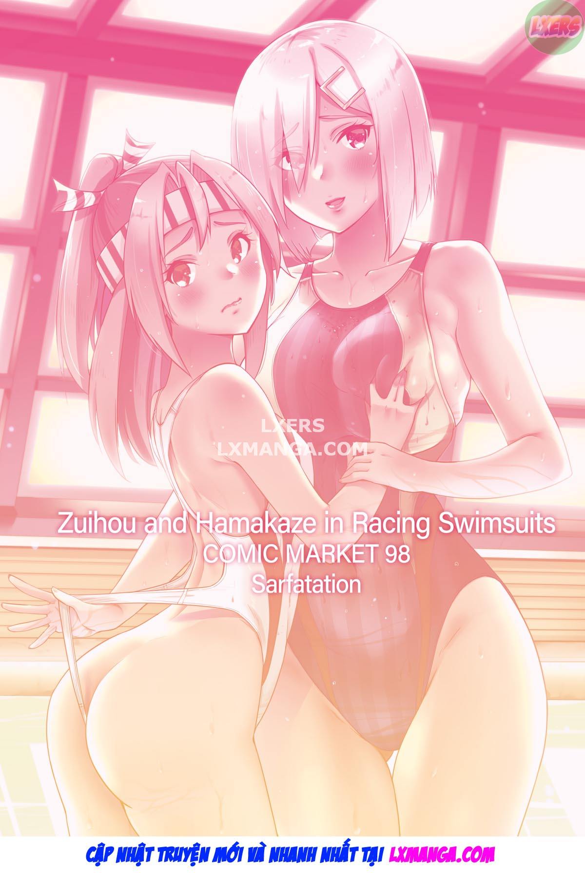 Đọc truyện hentai Zuihou và Hamakaze trong bộ đồ bơi đua xe - Oneshot