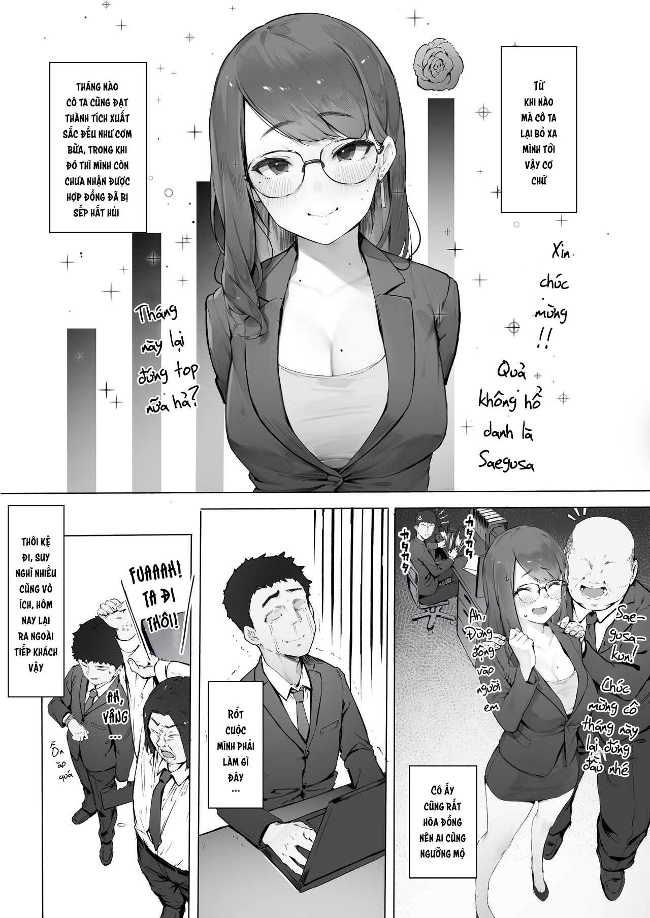 Đọc truyện hentai Gạ chịch sếp để ký hợp đồng - Oneshot