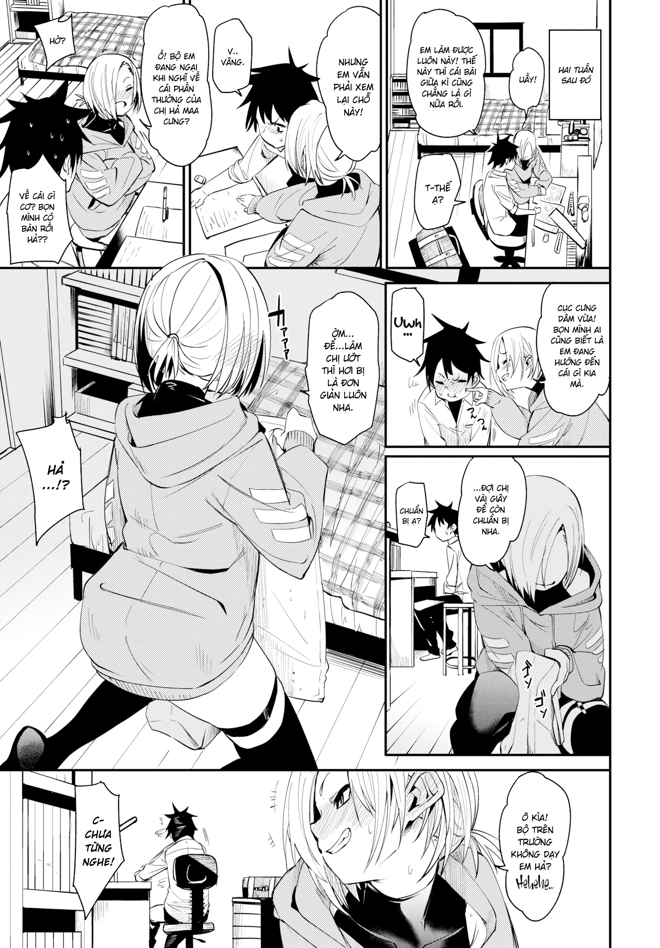 Đọc truyện hentai Để chị dạy em nha! - Chap 1