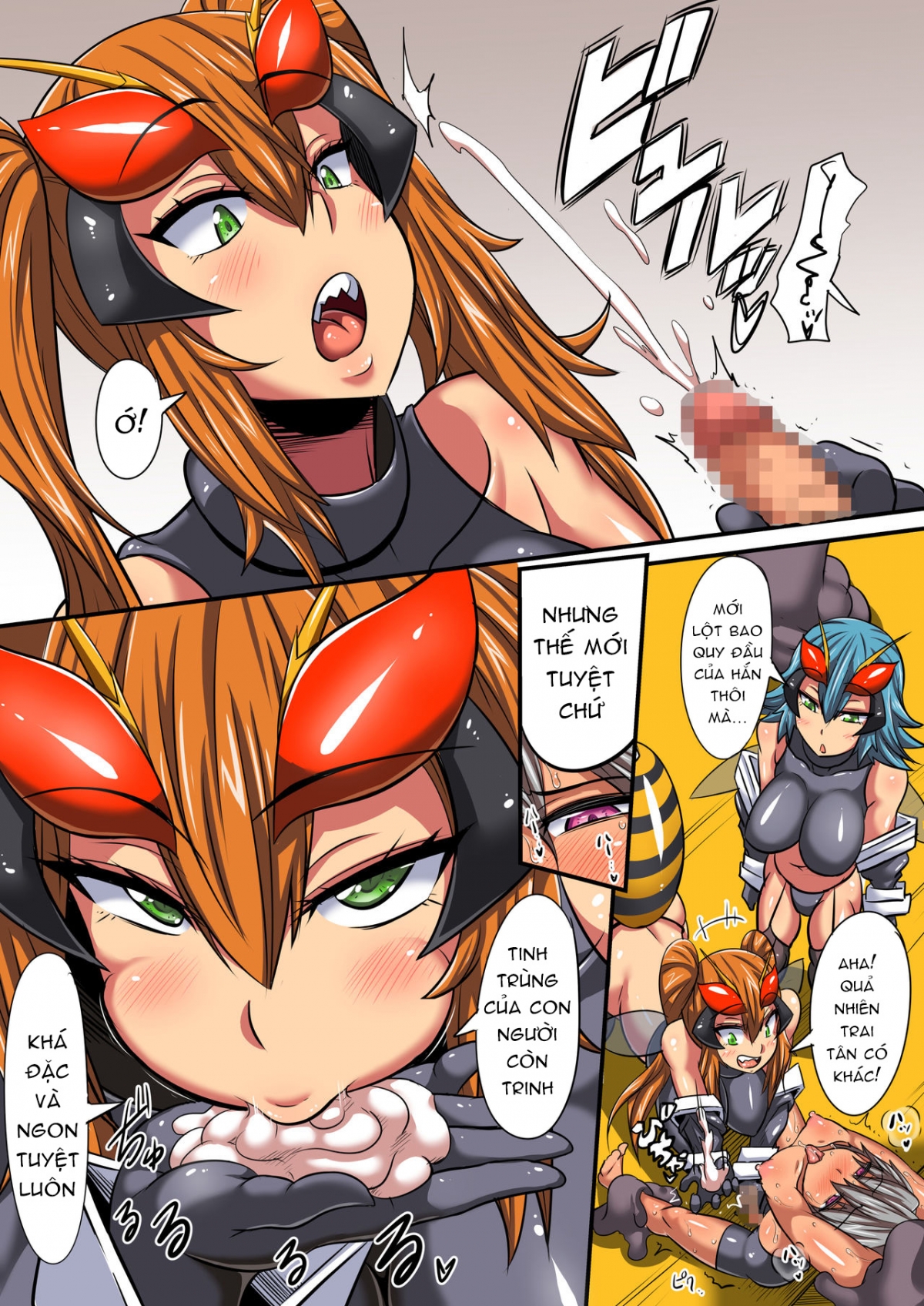 Đọc truyện hentai Black Bee no Hanshoku - Oneshot