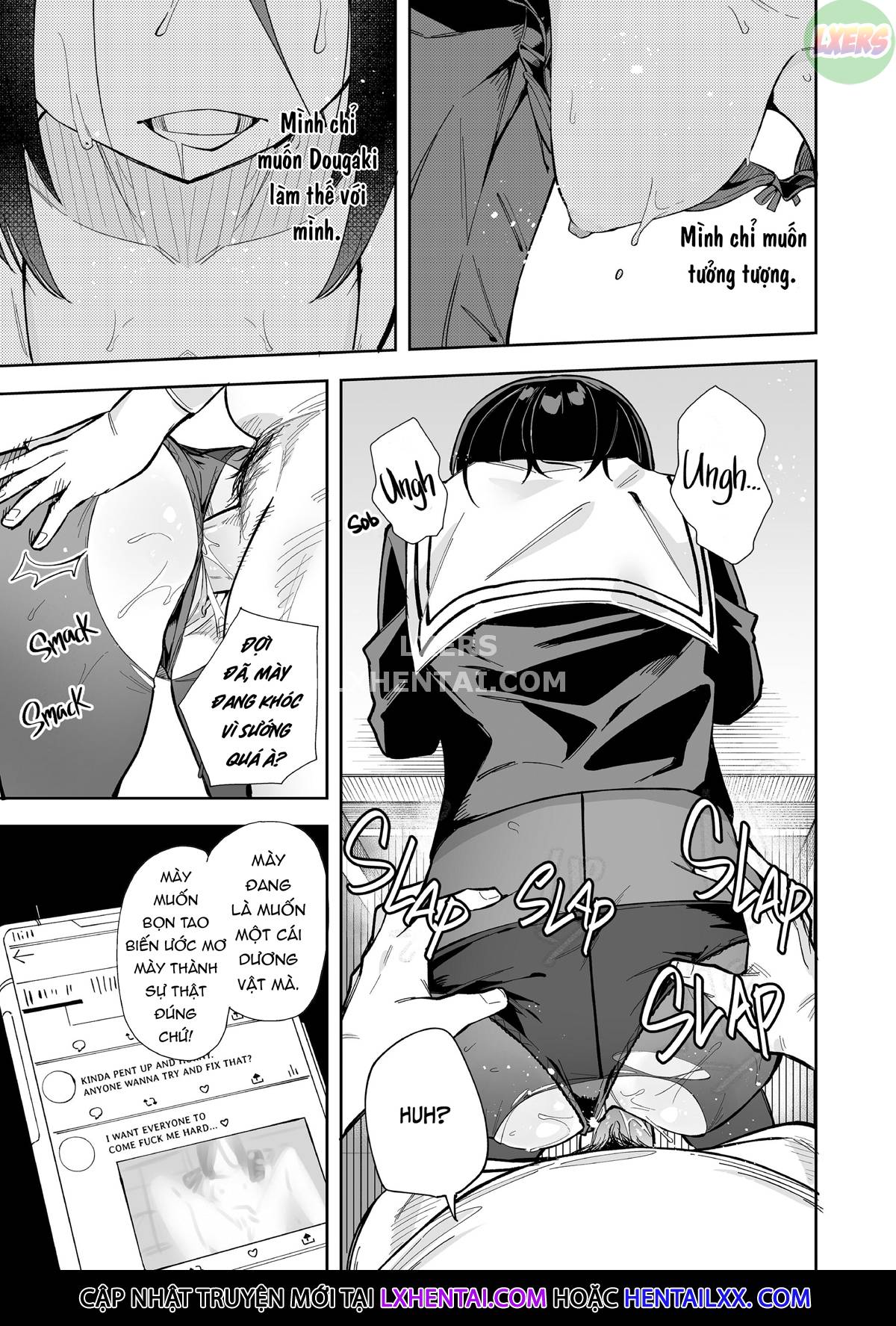 Đọc truyện hentai Uraaka Mousou Joshi - Oneshot - Không che