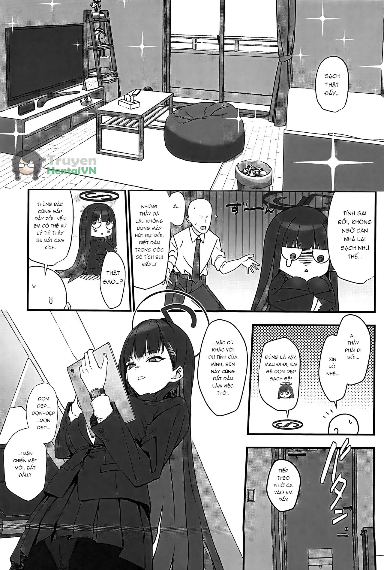 Đọc truyện hentai Tsukatsuki Rio no Maid Seikatsu - Oneshot