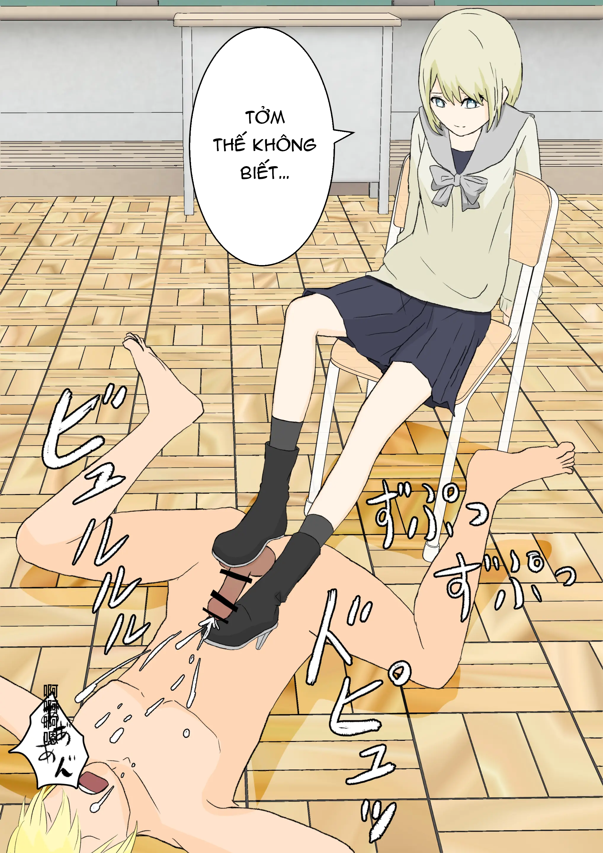 Đọc truyện hentai Hình phạt tra tấn chân của cán bộ kỷ luật - Oneshot