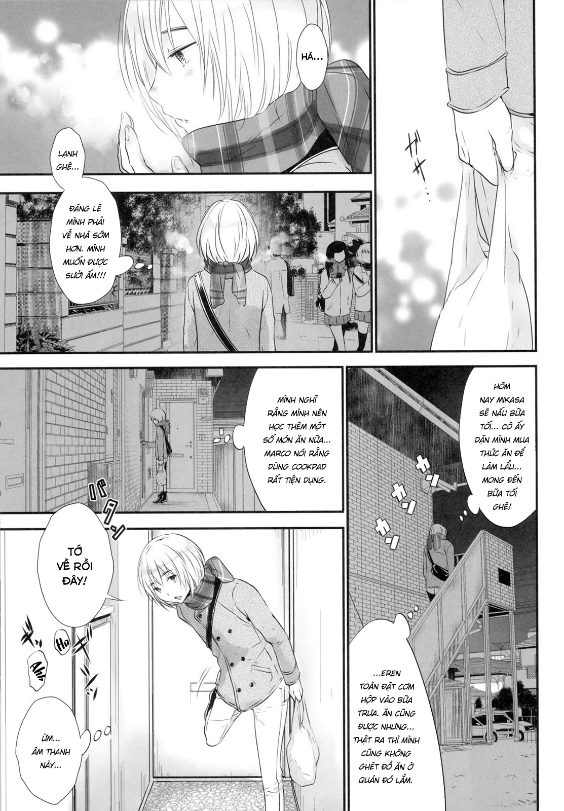 Đọc truyện hentai 3P (Attack on Titan doujinshi) - Oneshot