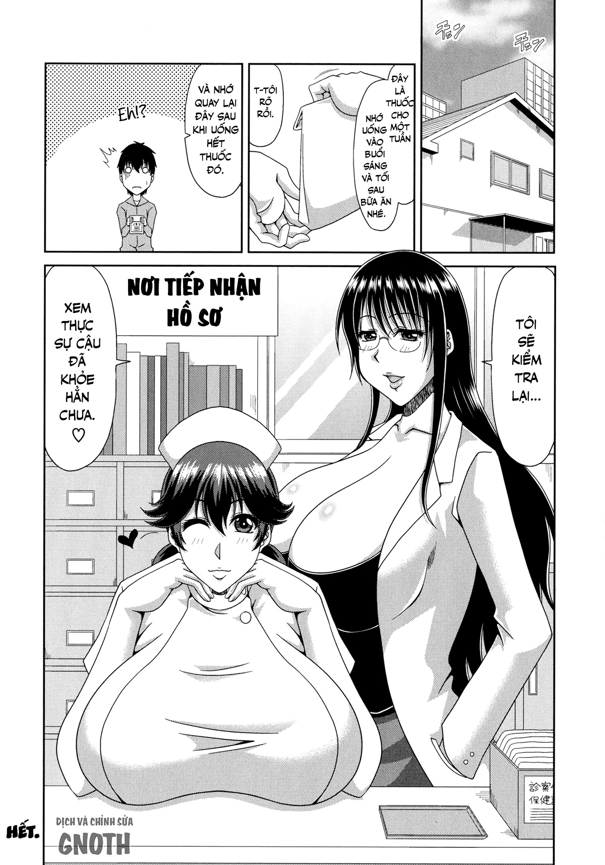 Đọc truyện hentai Chounyuusai - Chap 2 - Nữ bác sỹ và cậu bé còn trinh