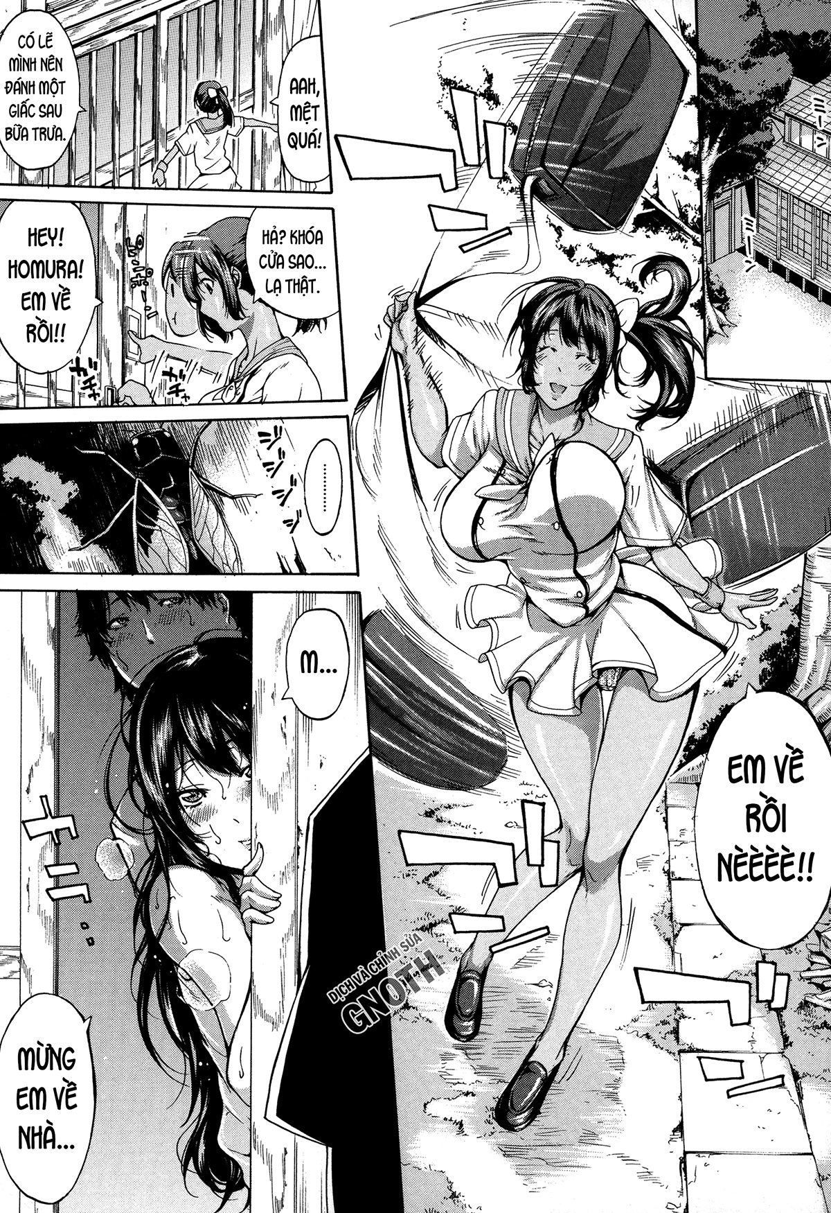 Đọc truyện hentai Bắn vào bên trong em gái tôi - Chap 1