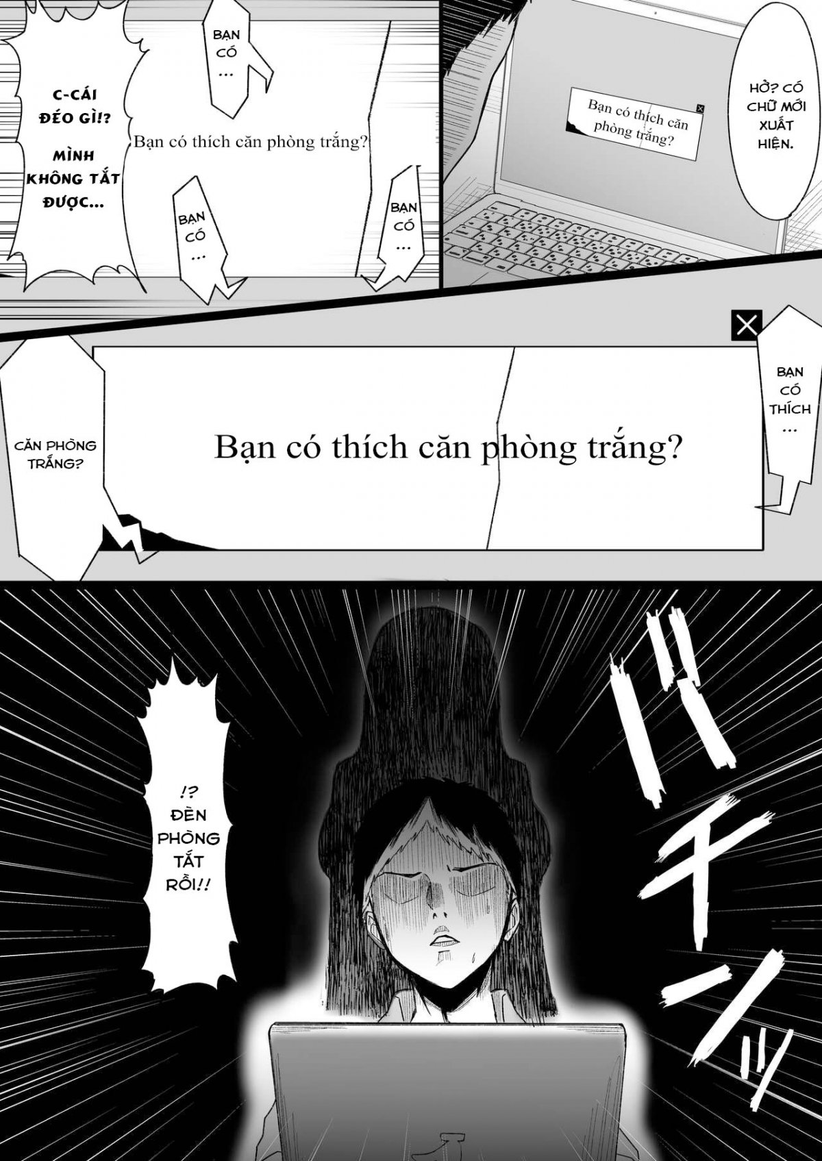 Đọc truyện hentai Shiroi Heya ~Mukanjou Bakunyuu Yuurei ni Shinu made Shiboritorareru~ - Oneshot
