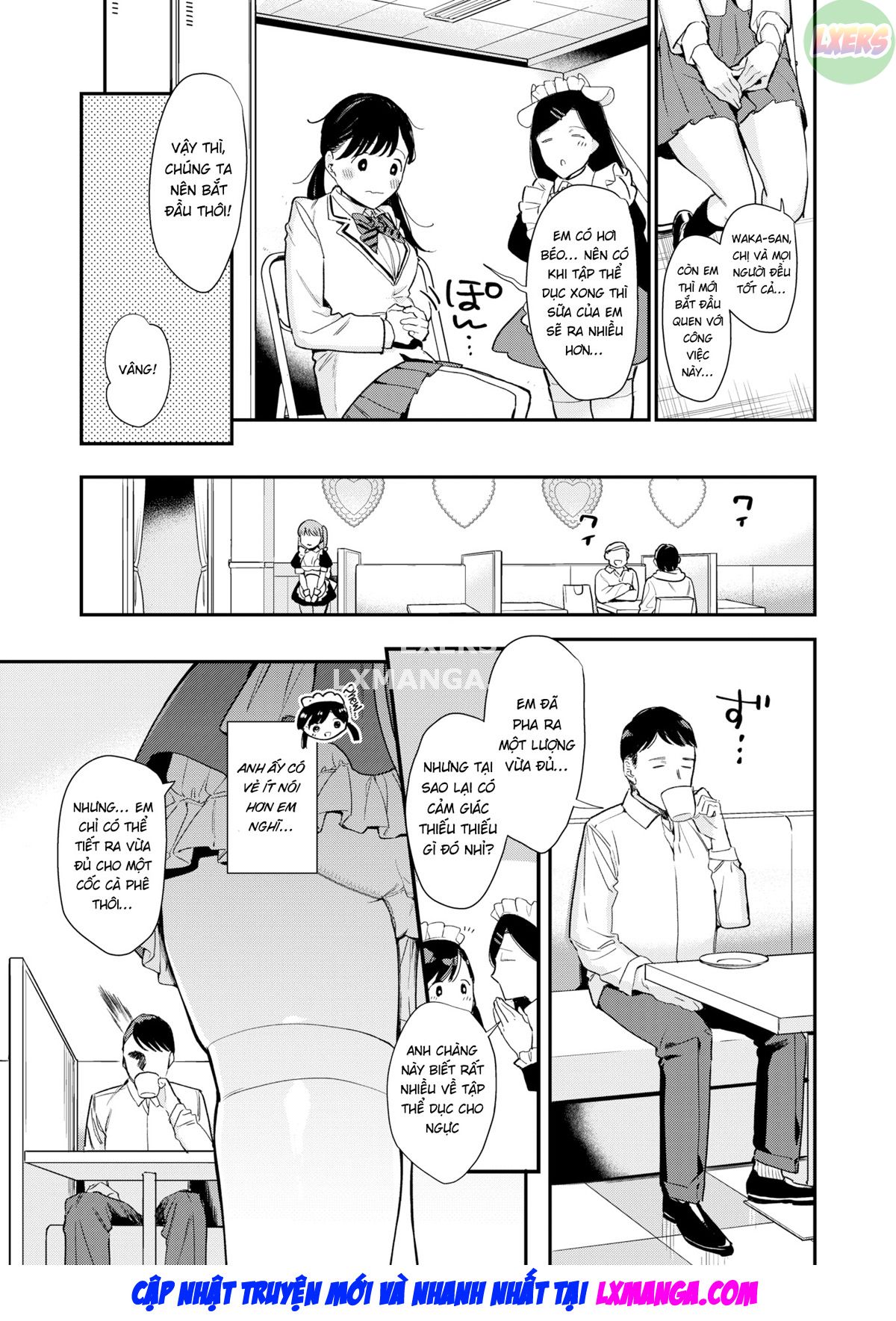 Đọc truyện hentai Cho anh xin thêm ít sữa - Oneshot