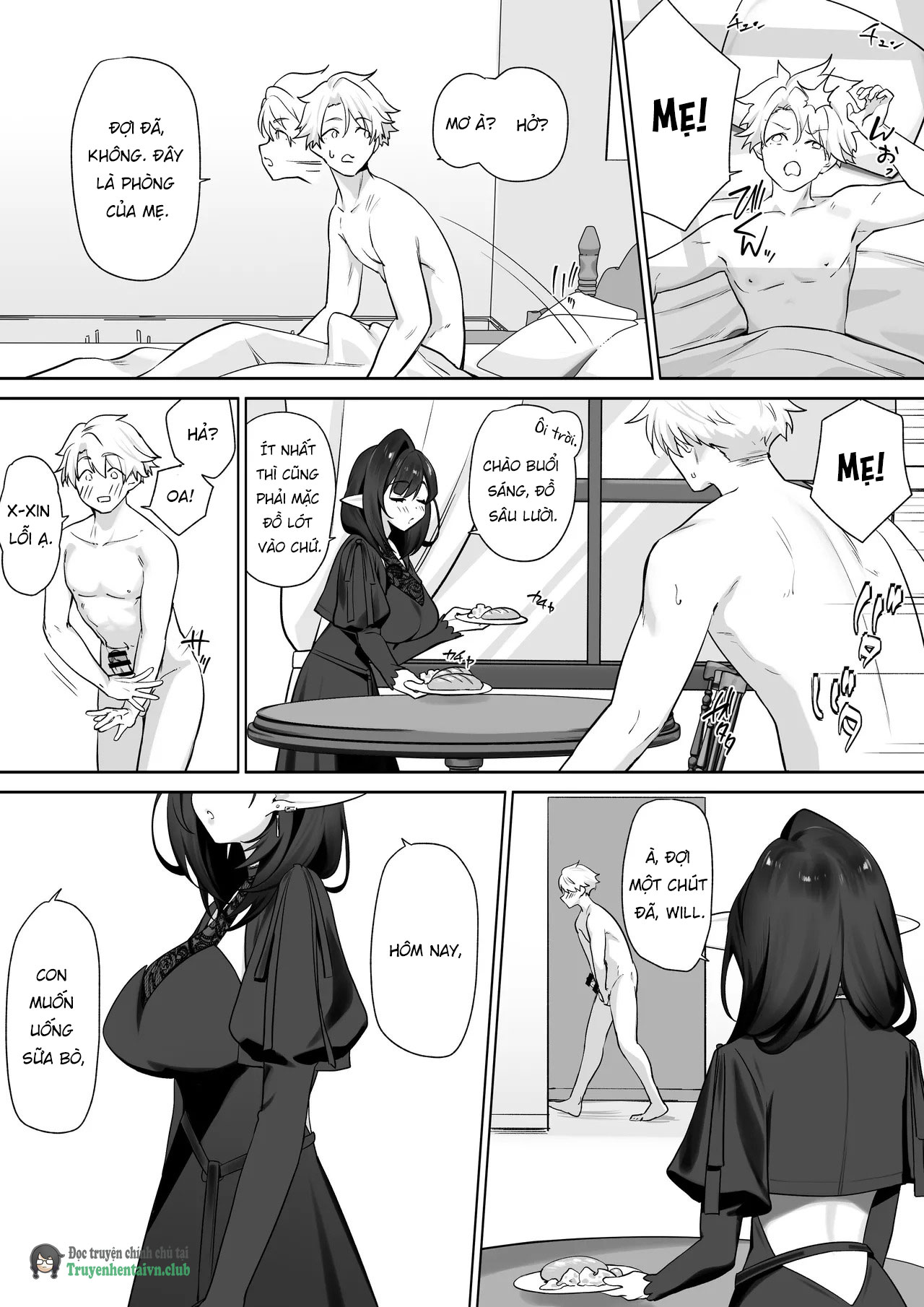 Đọc truyện hentai Elf no Milk de Otona ni Narimashita - Oneshot