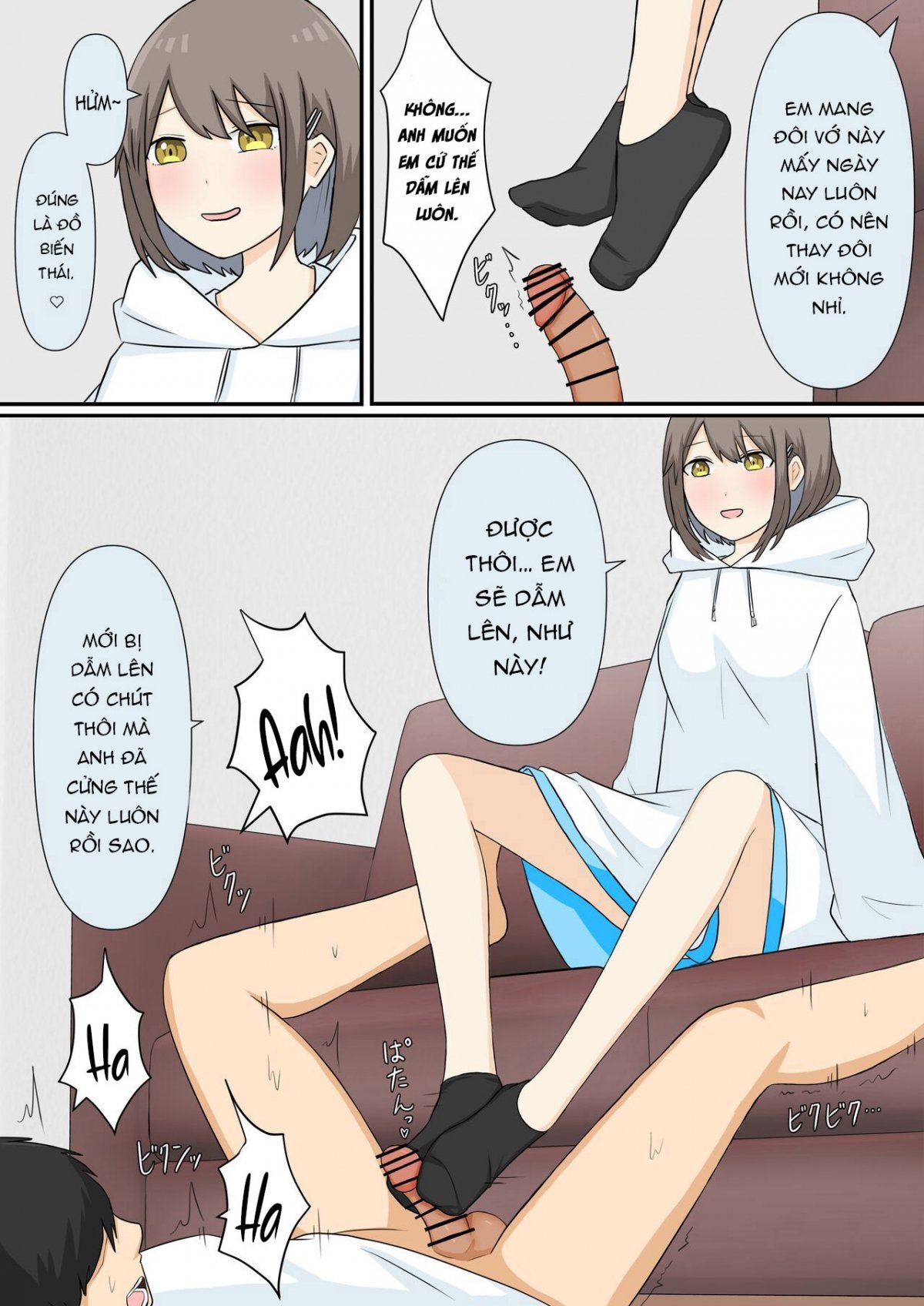 Đọc truyện hentai Bị bạn gái bắt nạt - Oneshot