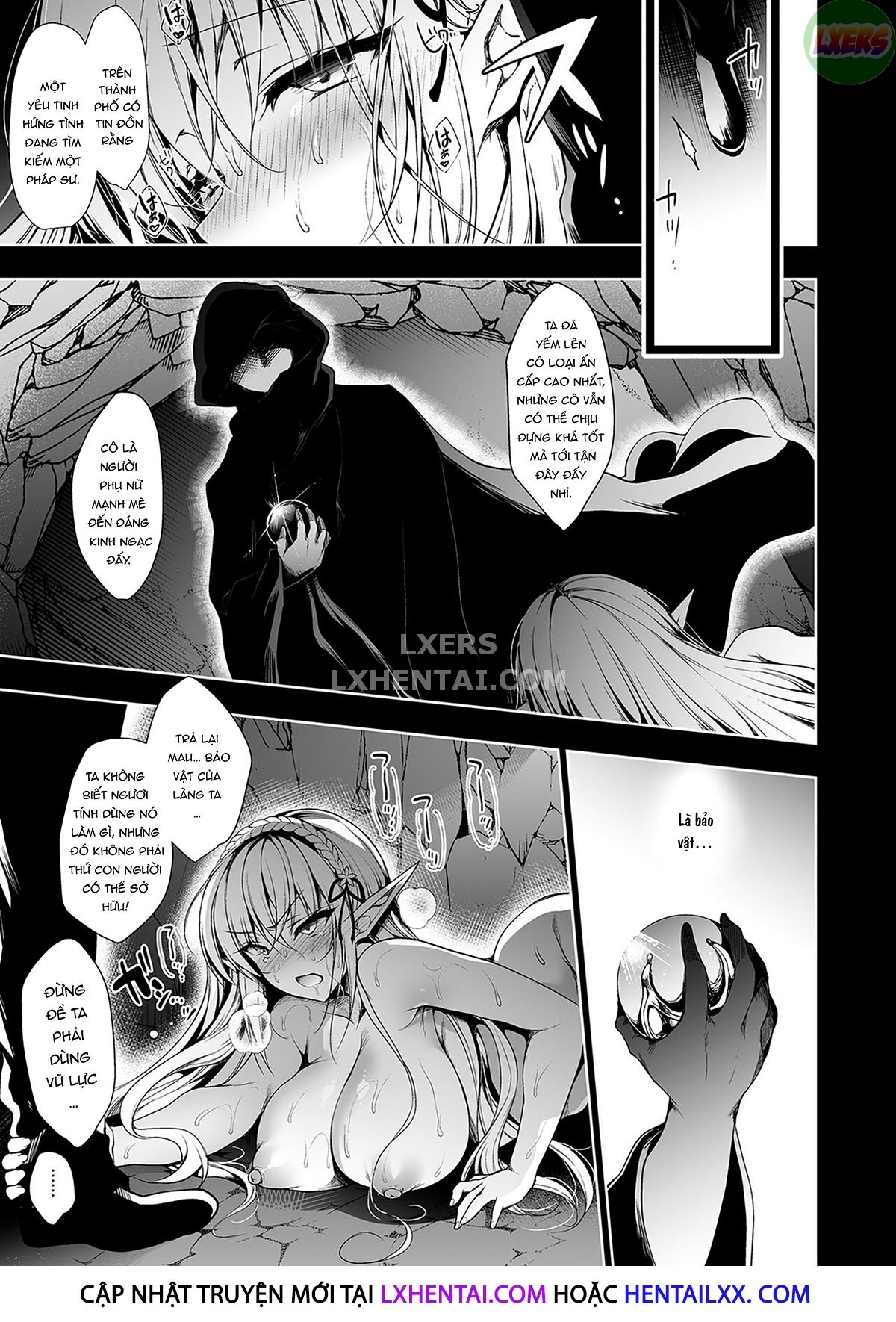 Đọc truyện hentai Elf ni Inmon o Tsukeru Hon - Chap 1 - LEVEL:1