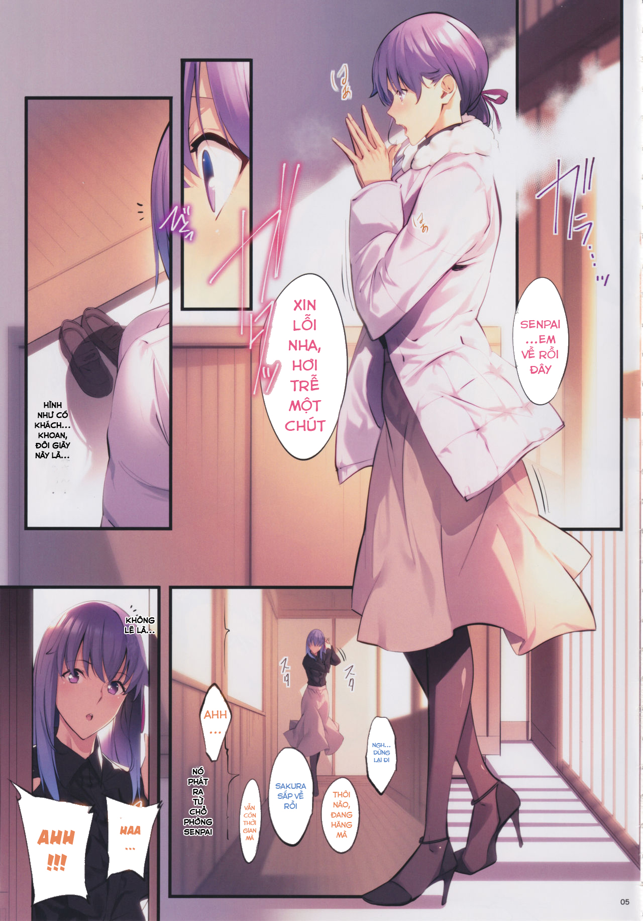 Đọc truyện hentai THE BOOK OF SAKURA 4 (Fate/Stay Night) - Oneshot