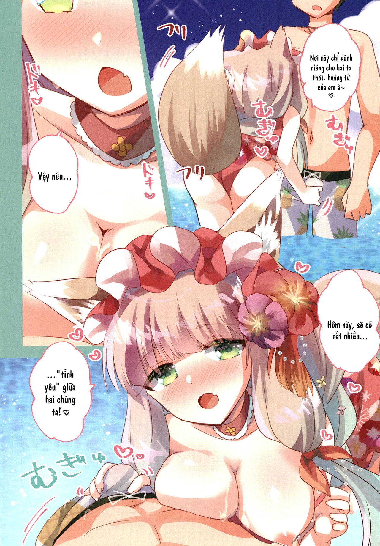 Đọc truyện hentai Làm tình trên bãi biển - Oneshot