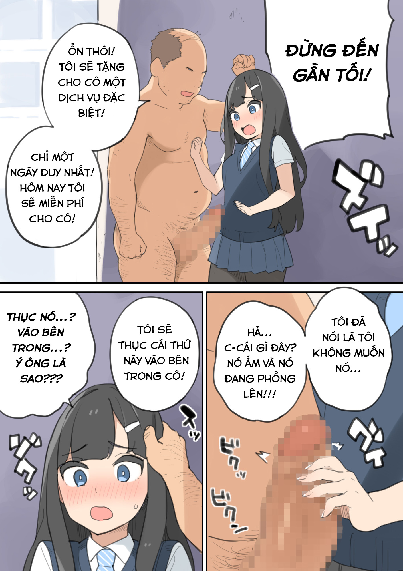 Đọc truyện hentai Chinpo Uri no Ossan - Chap 1.3