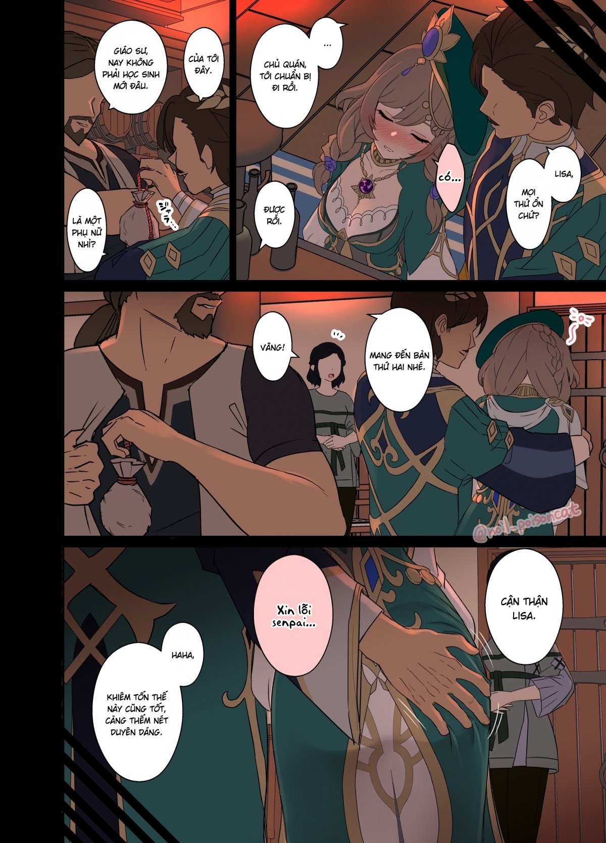 Đọc truyện hentai Làm những thứ tồi tệ với Lisa xỉn - Oneshot