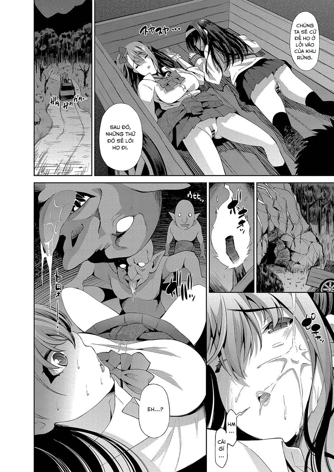 Đọc truyện hentai Hai gái làng chơi được triệu hồi để hiến tế cho bọn Goblin - Oneshot