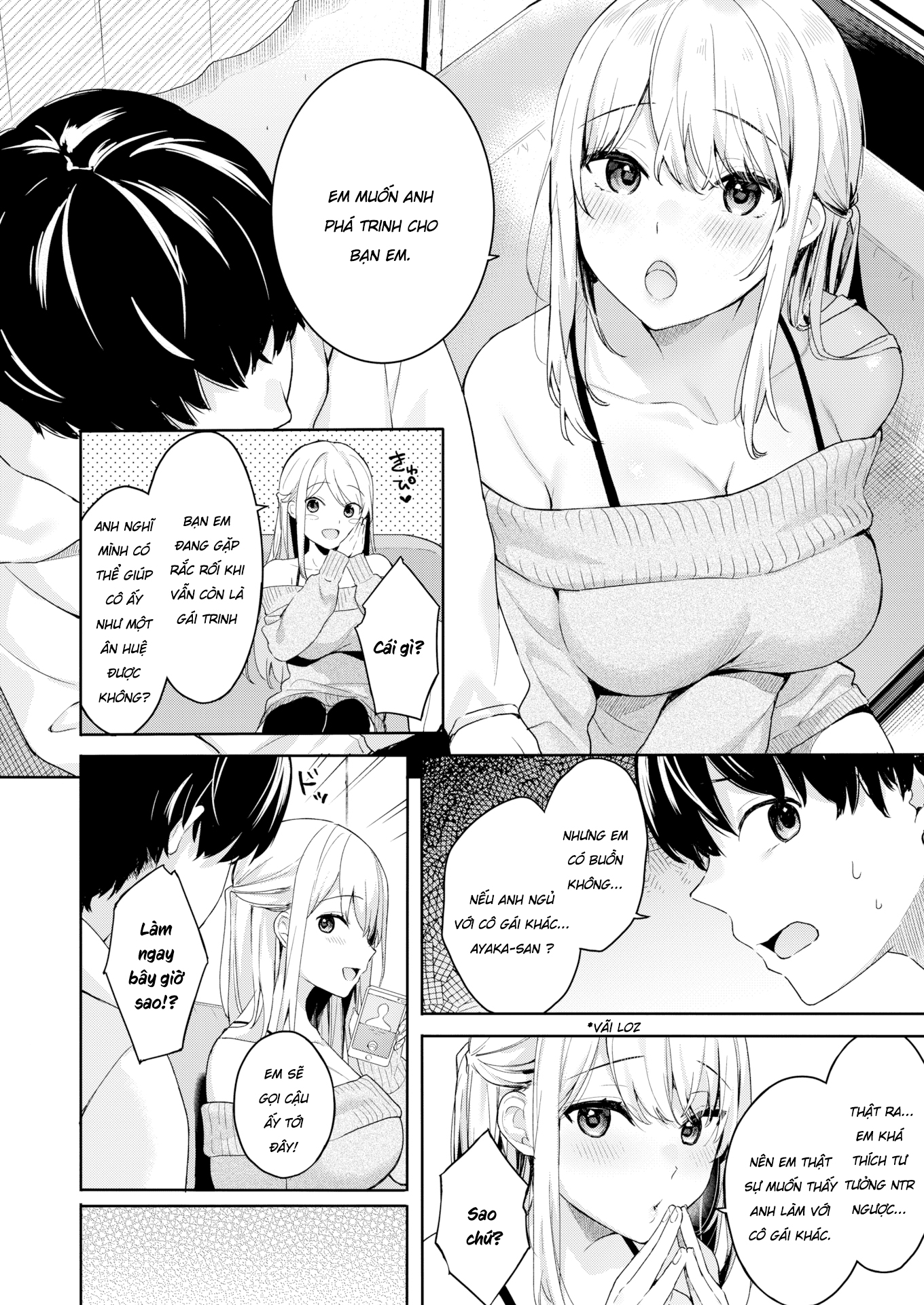 Đọc truyện hentai Trinh nữ & Bạn gái & ... - Oneshot