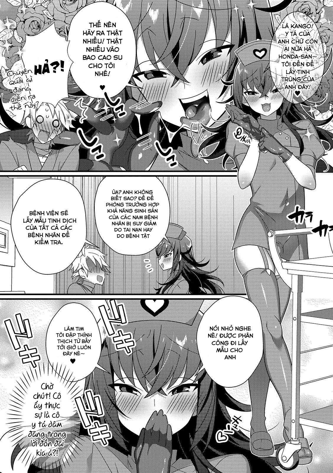 Đọc truyện hentai Cô y ta dâm đãng và buổi lấy tinh trùng ban đêm - Oneshot