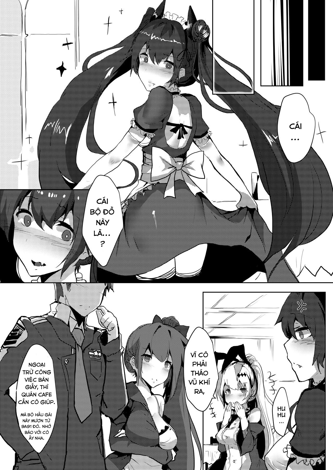 Đọc truyện hentai Mở rộng nhân lực kiểu Grifin. (Girls' Frontline) - Oneshot