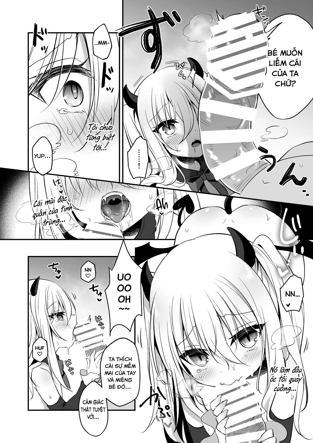 Đọc truyện hentai Huấn luyện bé Succubus ngây thơ thành người nhớn. - Oneshot