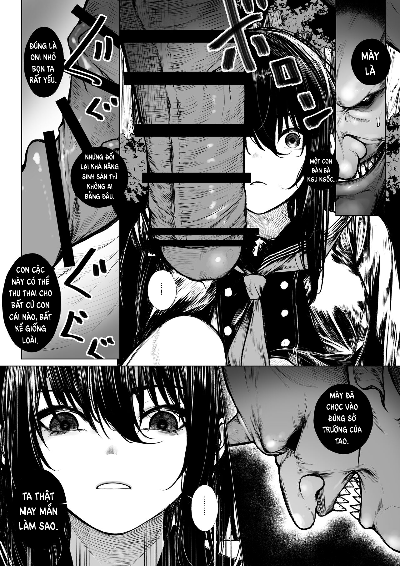 Đọc truyện hentai Không đời nào người trừ quỷ có thể thua một tên tiểu Oni. - Oneshot