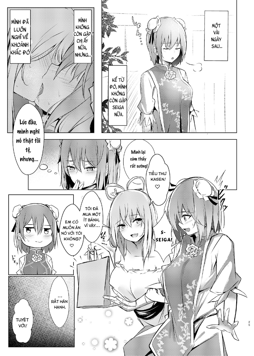 Đọc truyện hentai Kasen-chan ga Seiga-san ni Kawaigarareru Hon - Oneshot