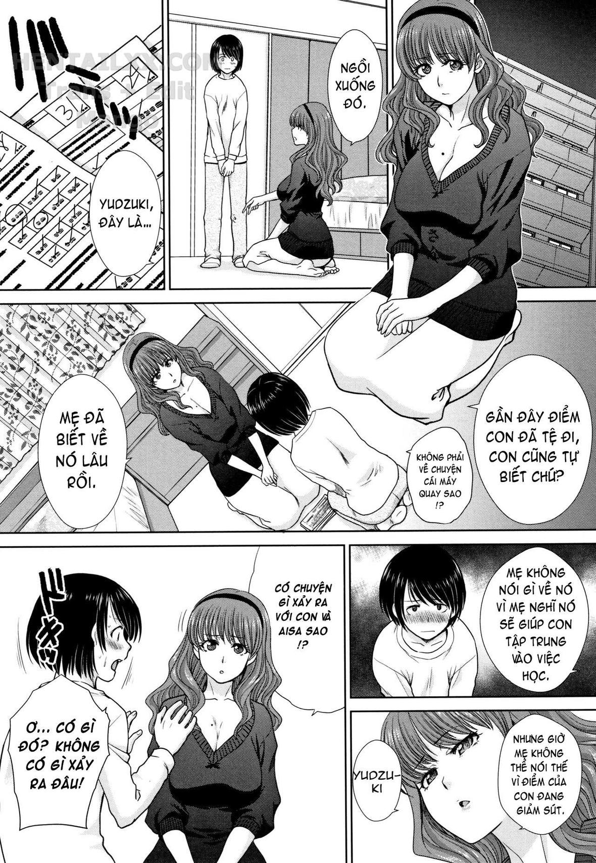 Đọc truyện hentai Mother and Younger Sister - Chap 2