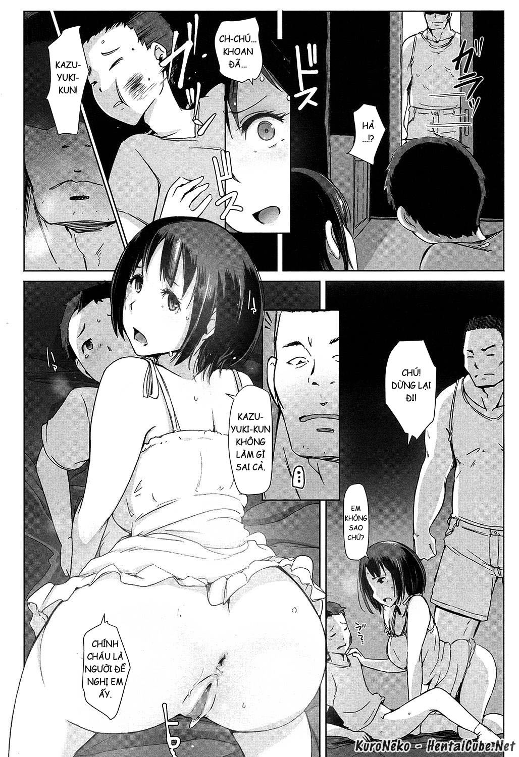 Đọc truyện hentai Oji-san ni Sareta Natsuyasumi no Koto - OneShot