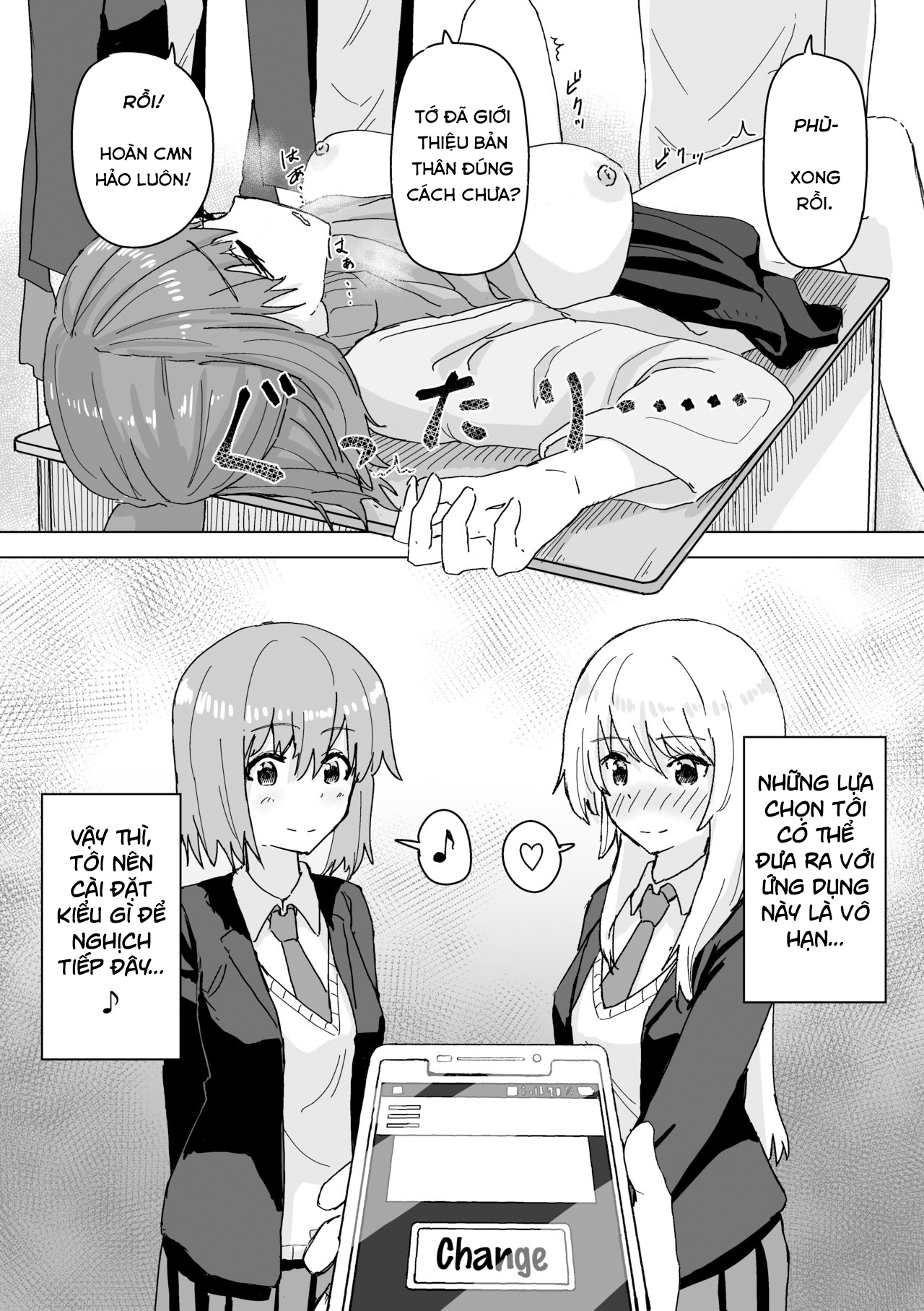 Đọc truyện hentai Settei Henkou Appli - Oneshot