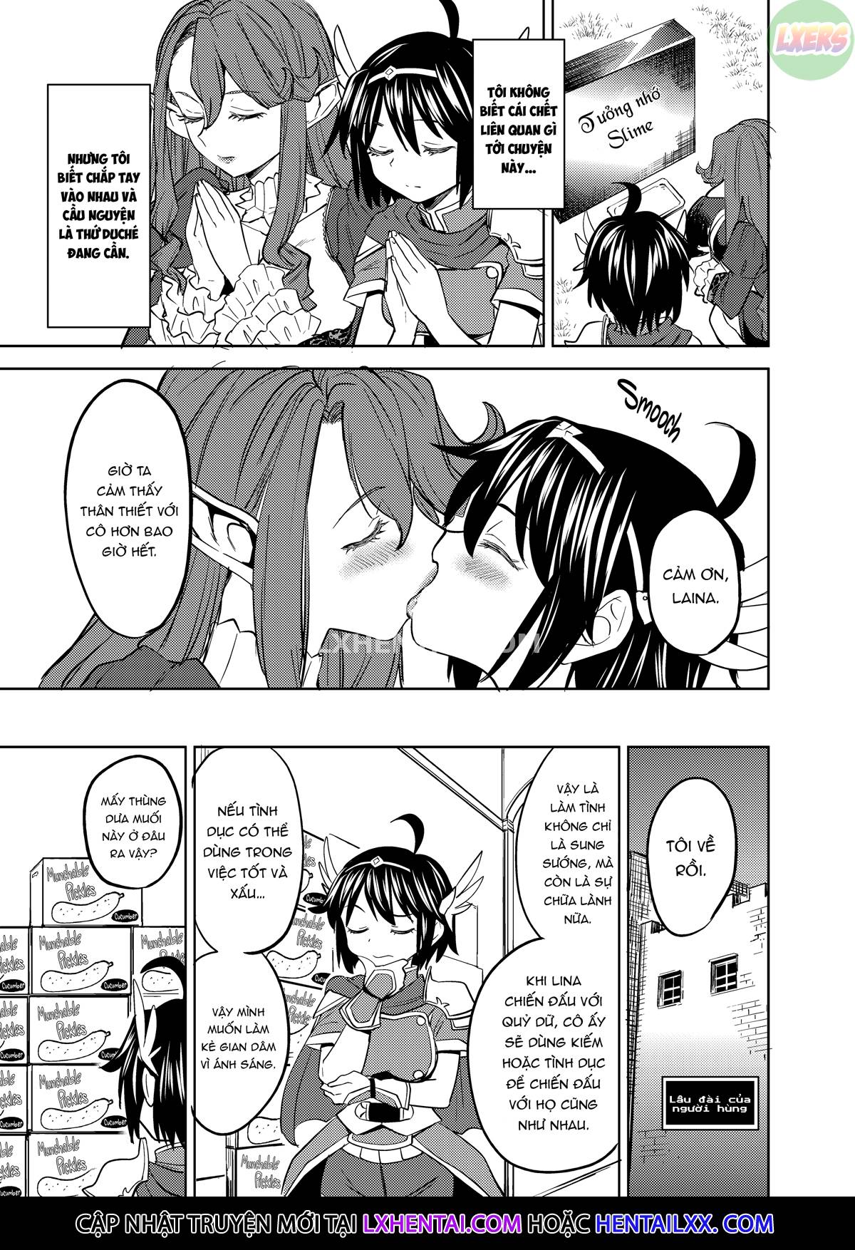 Đọc truyện hentai Tái sinh thành một nữ anh hùng có 5 người vợ quỷ - Chap 3