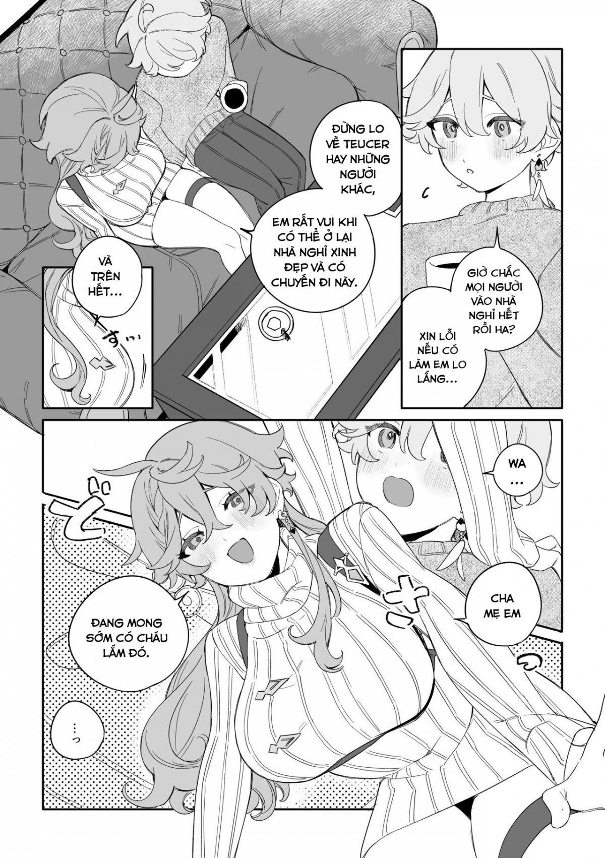 Đọc truyện hentai Kì nghỉ đông ngọt ngào (Genshin Impact) - Oneshot