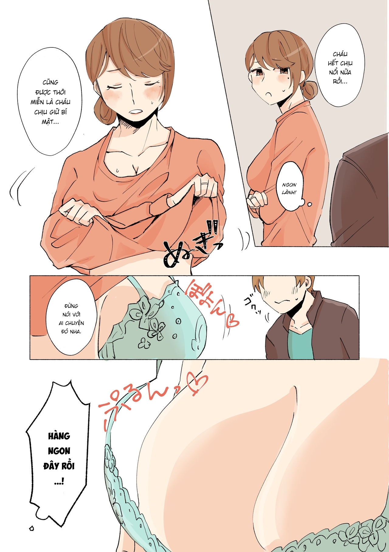 Đọc truyện hentai Yuujin no Dekapai Hahaoya o Netori - Oneshot