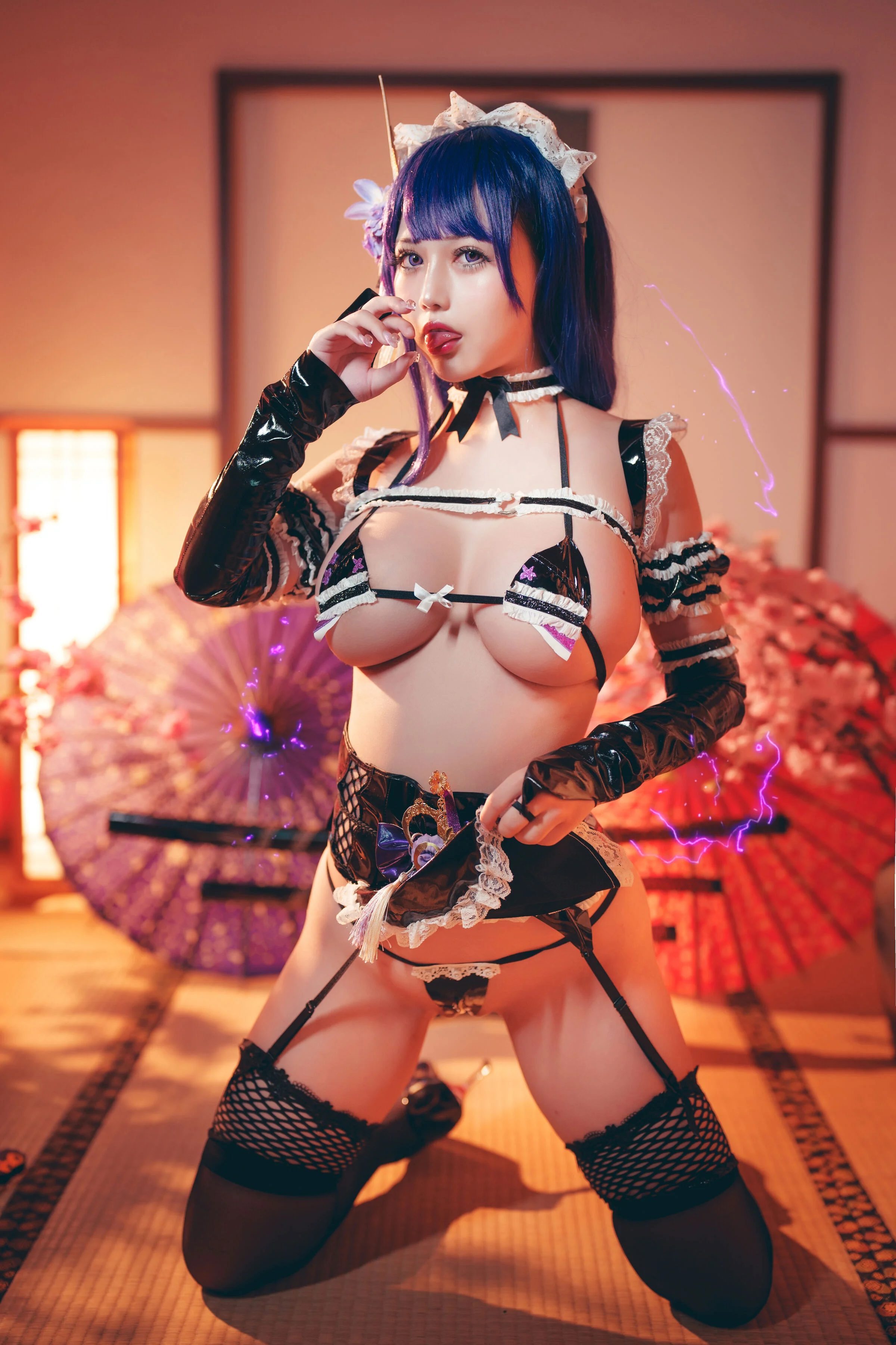 Đọc truyện hentai Tuyển tập Albums siêu phẩm Cosplay - Chap 619 - Rinka Okita - Raiden Shogun