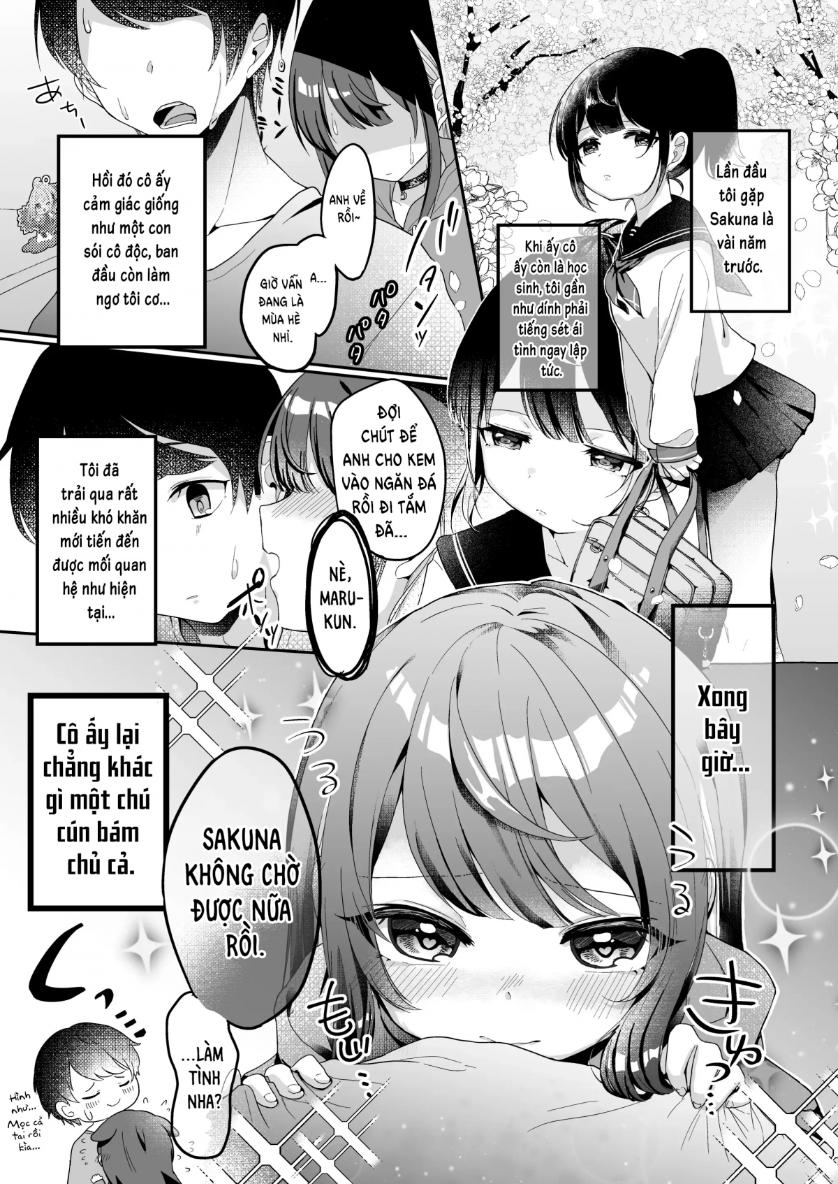 Đọc truyện hentai Mochizuki Sakuna wa ...Mate... ga Dekinai! - Oneshot