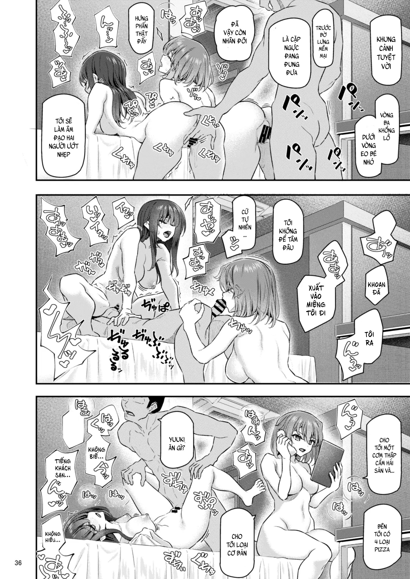 Đọc truyện hentai Phục vụ của 3 nữ sinh đóng phim segg - Chap 2