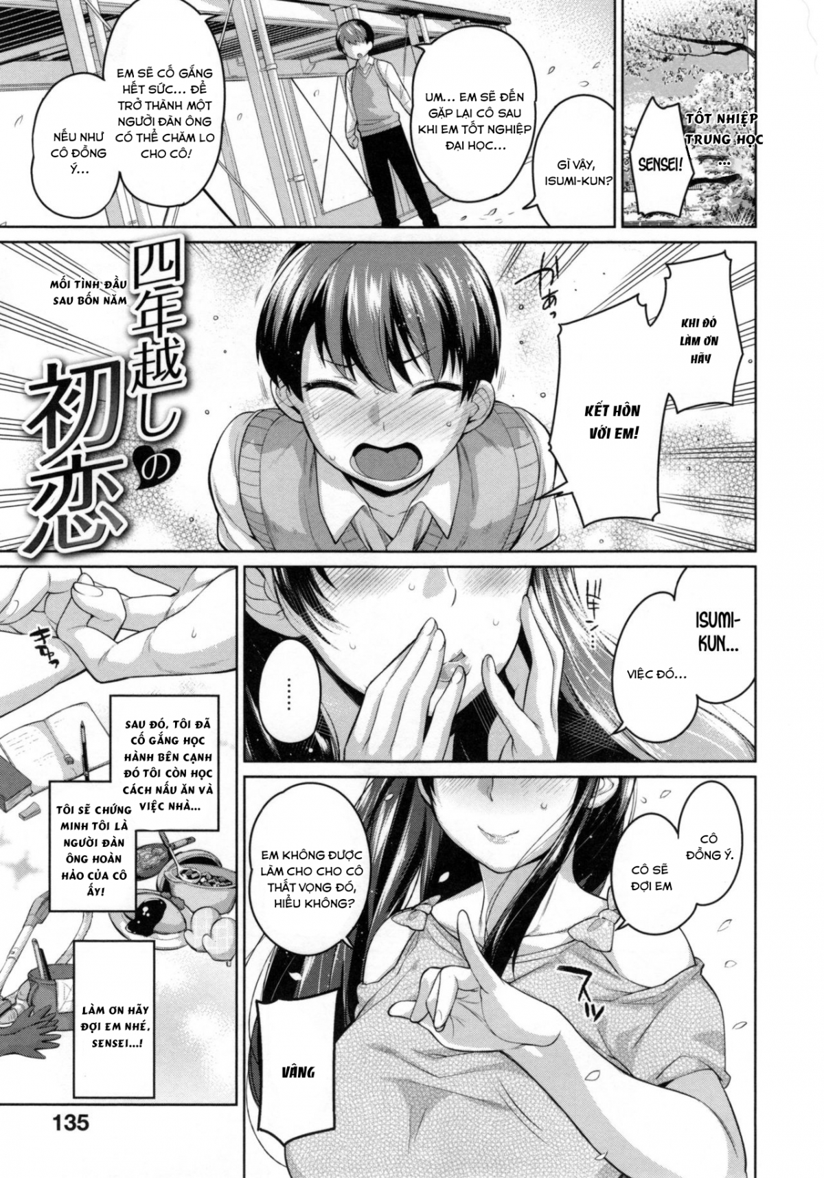 Đọc truyện hentai Mối tình đầu sau bốn năm - Chap 1