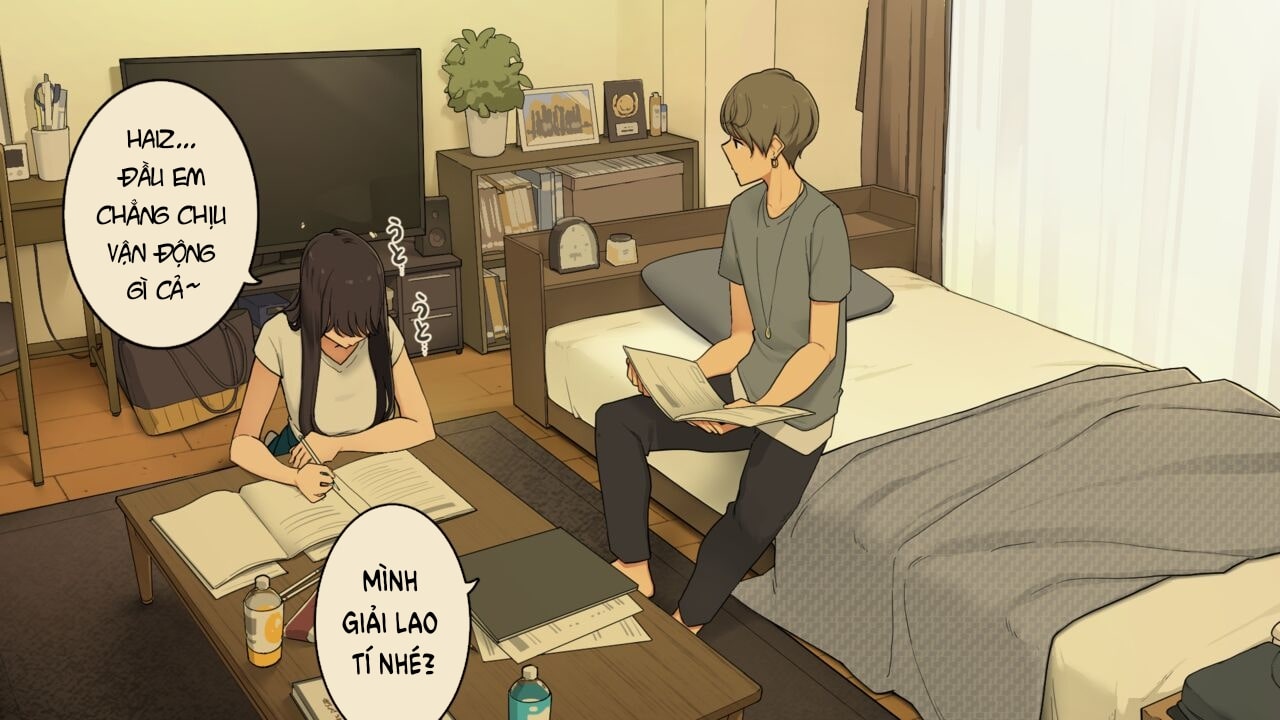 Đọc truyện hentai Học Nhóm Cùng Senpai - Oneshot