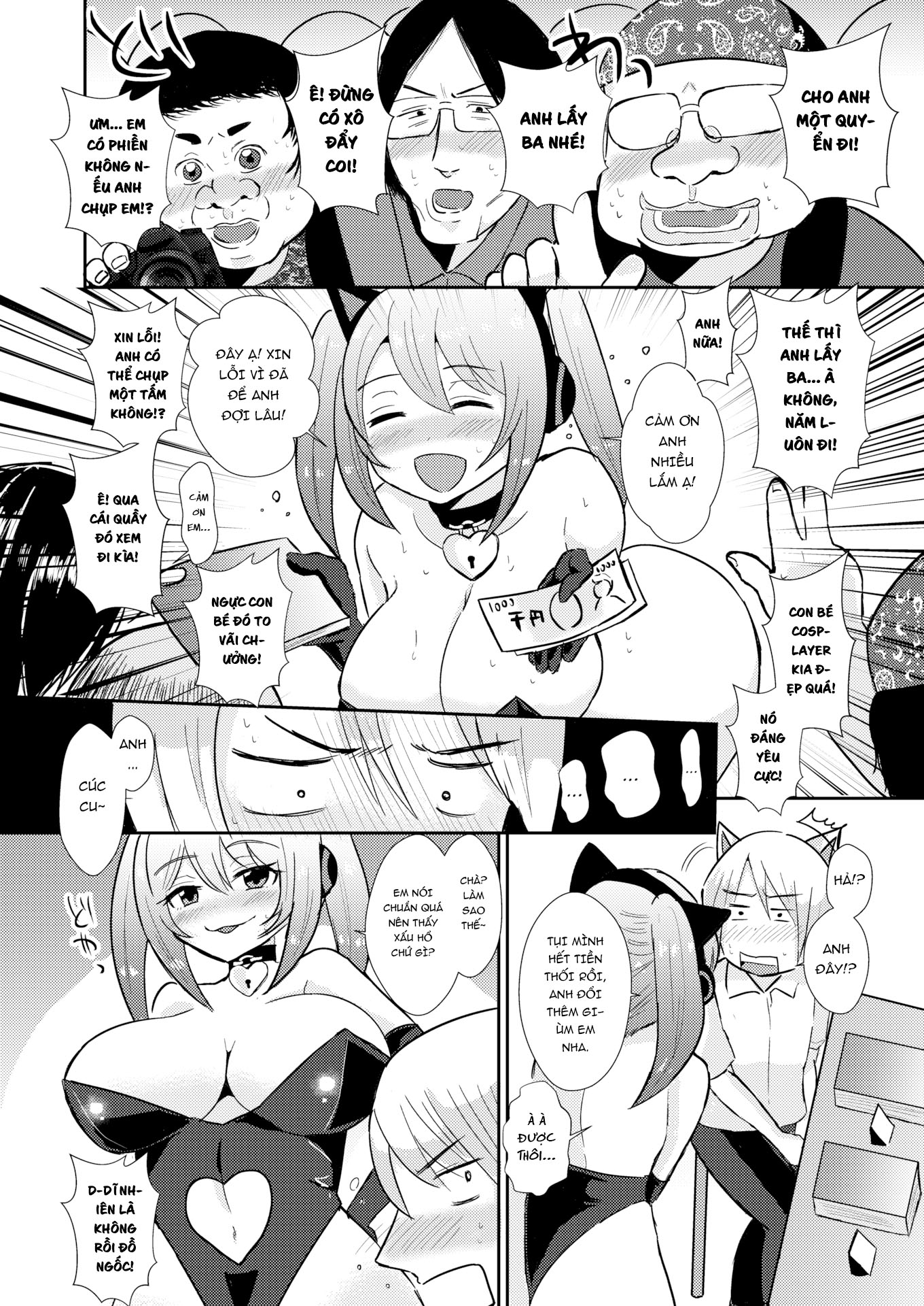 Đọc truyện hentai Cô em khóa dưới mộc mạc cùng câu lạc bộ của tôi đi làm người bán truyện ở quầy - Oneshot