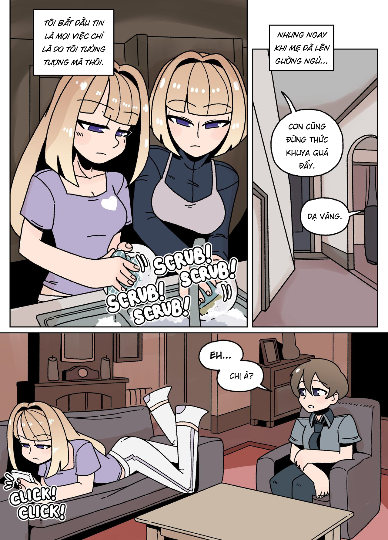 Đọc truyện hentai Bộ đồ da Ellie - Chap 1