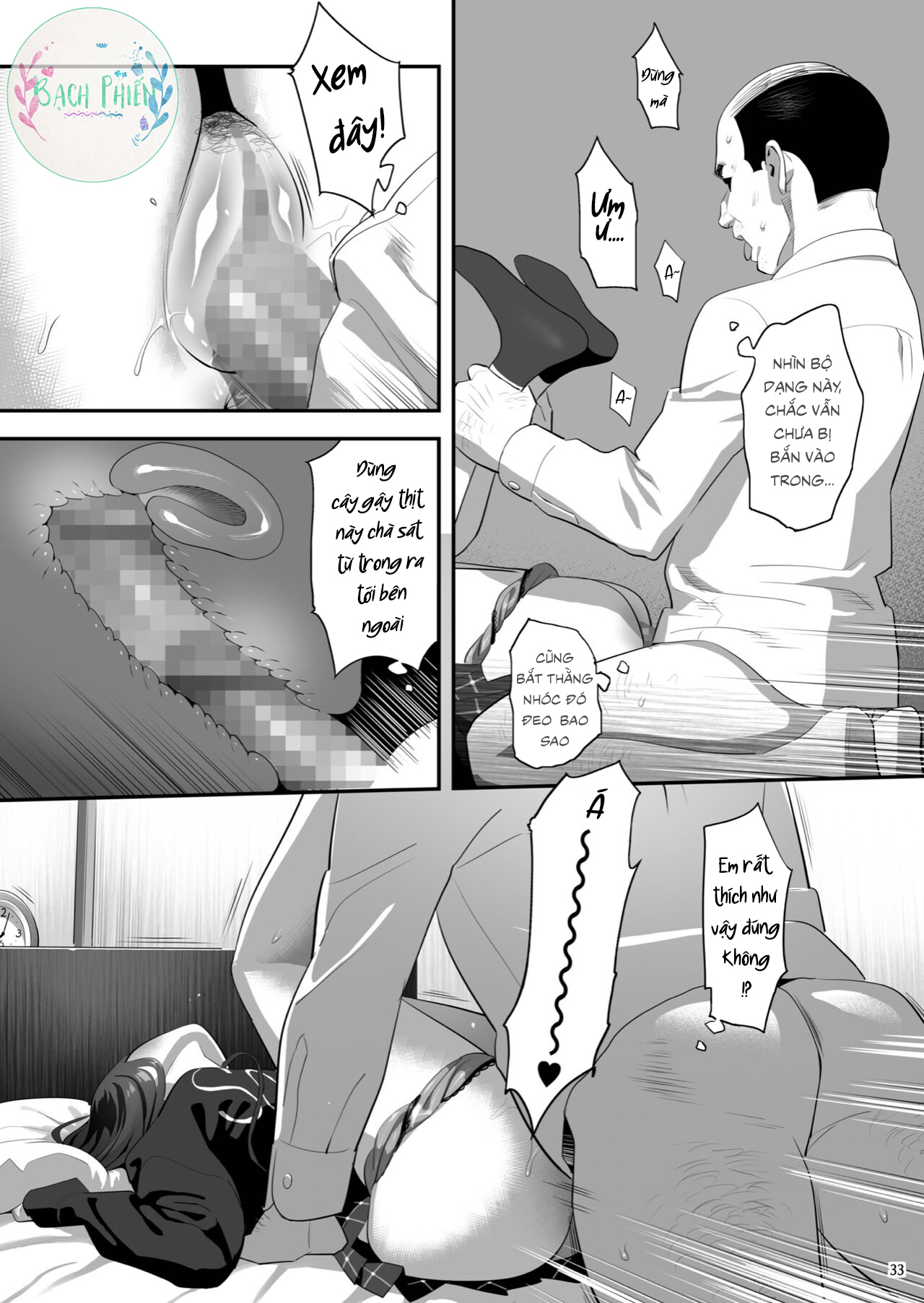 Đọc truyện hentai Tonari no JK ni Odosarete Iribitararetemasu (Naki 3) - Oneshot