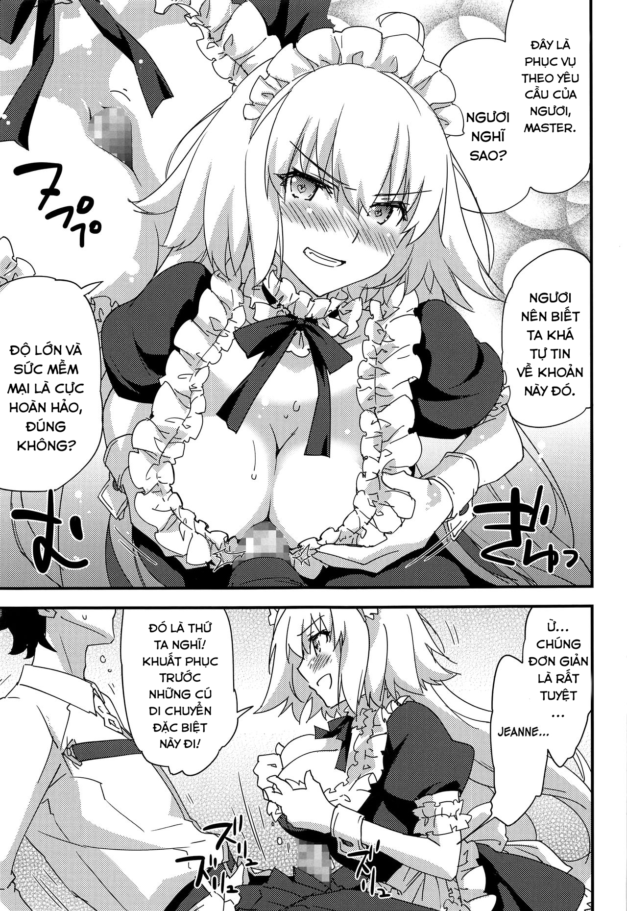 Đọc truyện hentai Hầu gái Jeanne, phục vụ nào! - Oneshot