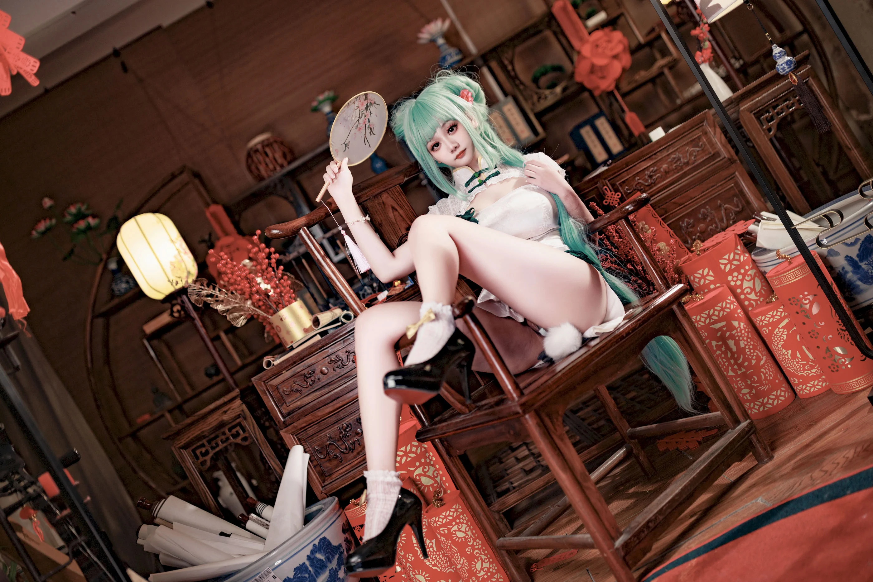 Đọc truyện hentai Tuyển tập Albums siêu phẩm Cosplay - Chap 1440 - A Xuexue_yuki - VOCALOID Hatsune Miku - Shaohua