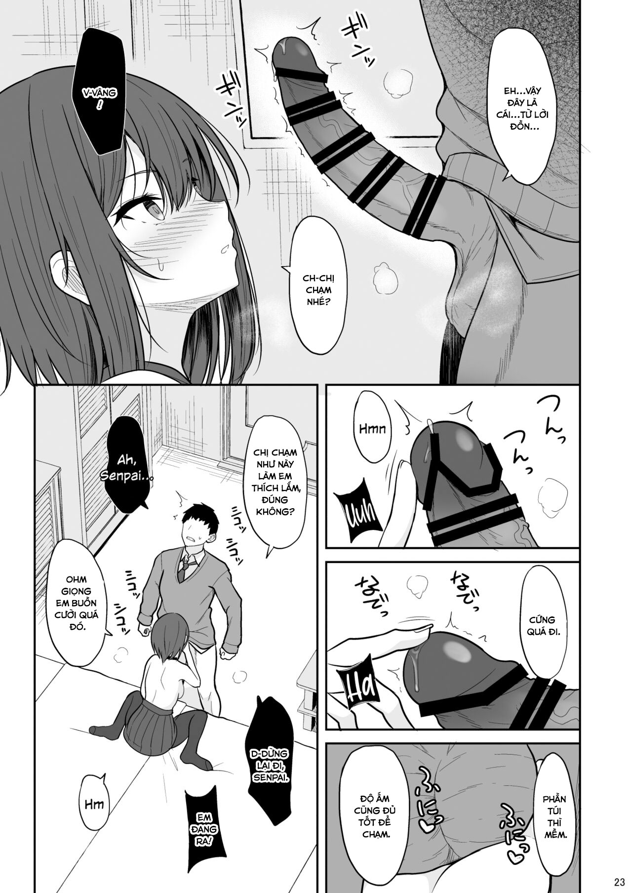 Đọc truyện hentai Tsumetai Senpai ga Mukyoka Nakadashi Sareru made - Oneshot